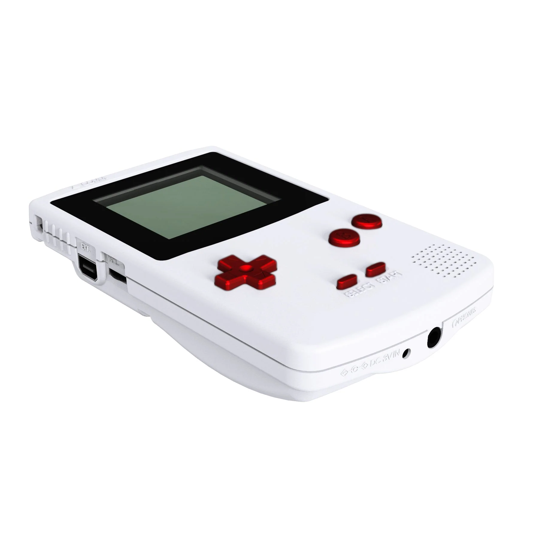 eXtremeRate Replacement Full Set Buttons for Gameboy Color GBC - Scarlet Red - Image 5