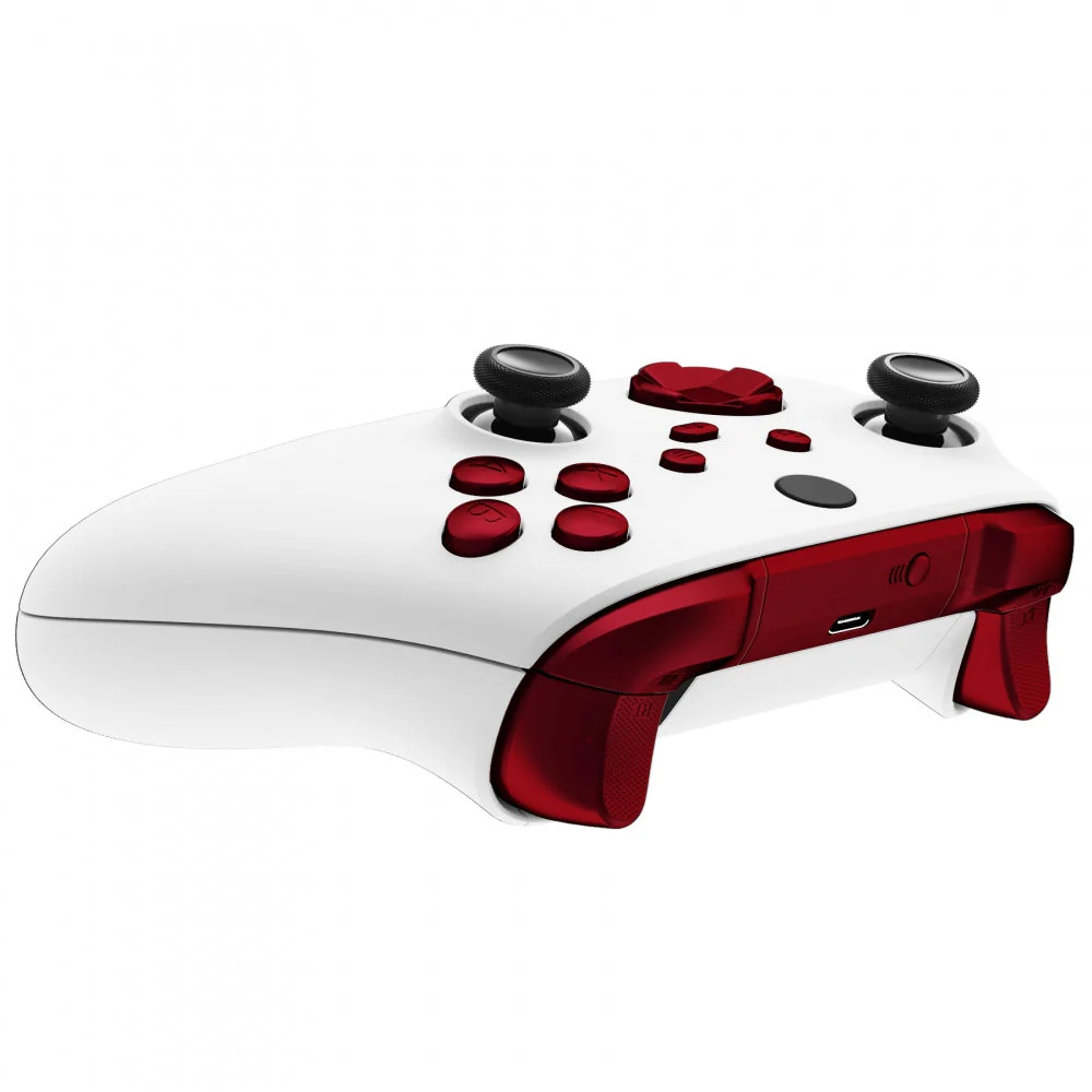 eXtremeRate Replacement Full Set Buttons for Xbox Series X & S Controller - Scarlet Red - Image 6