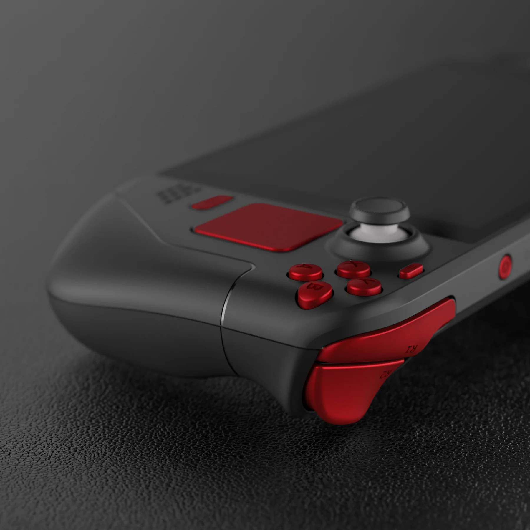 eXtremeRate Replacement Full Set Buttons for Steam Deck LCD - Scarlet Red - Image 9