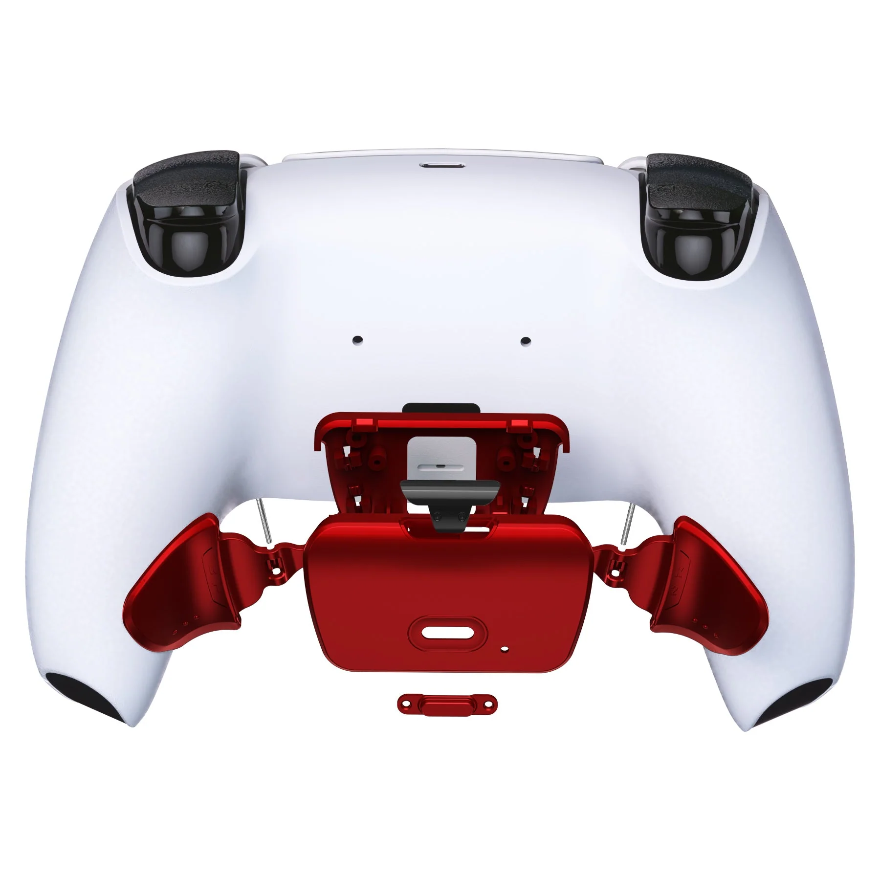 eXtremeRate Replacement Redesigned K1 K2 Back Buttons for eXtremerate RISE Remap Kit, Compatible with PS5 Controller - Scarlet Red - Image 4