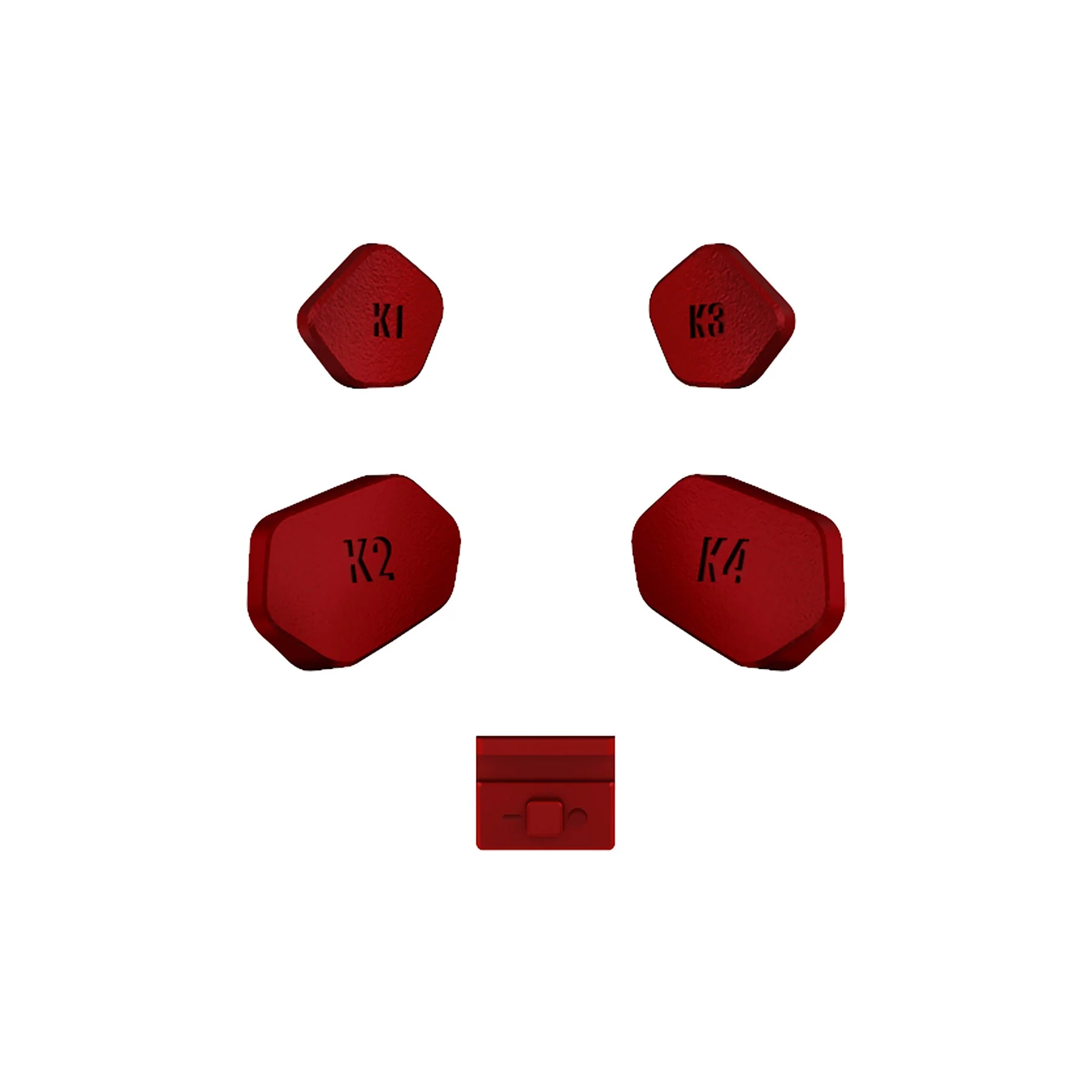 eXtremeRate Redesigned K1 K2 K3 K4 Back Buttons Paddles & Toggle Switch for eXtremerate Hope Remap Kit, Compatible with Xbox Series X/S Controller - Scarlet Red - Image 4
