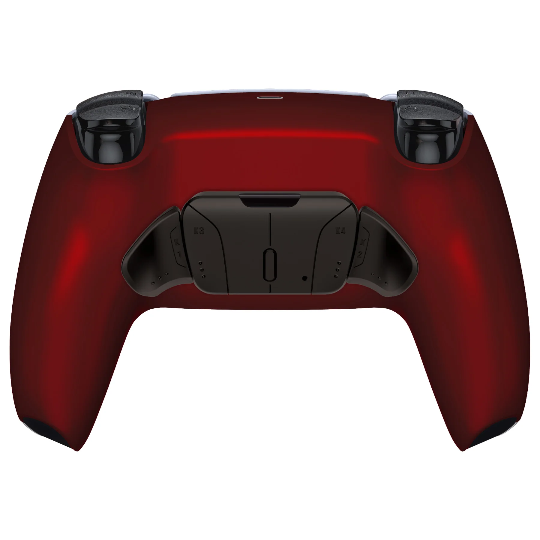 eXtremeRate Black Real Metal Buttons (RMB) Version RISE4 Remap Kit for PS5 Controller BDM-030/040/050 - Scarlet Red - Image 7