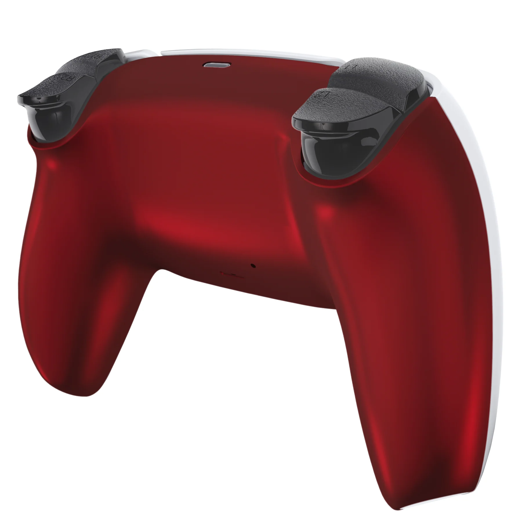 eXtremeRate Replacement Back Housing Bottom Shell Compatible with PS5 Controller BDM-010/020/030/040/050 - Scarlet Red - Image 5