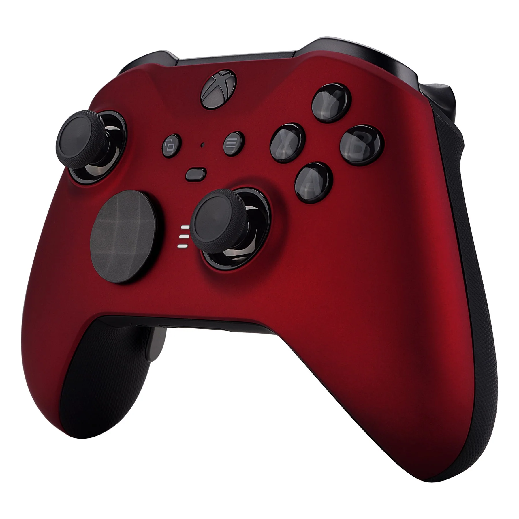 eXtremeRate Replacement Front Housing Shell Case with Accent Rings for Xbox One Elite Series 2 & Elite 2 Core Controller (Model 1797) - Scarlet Red - Image 5