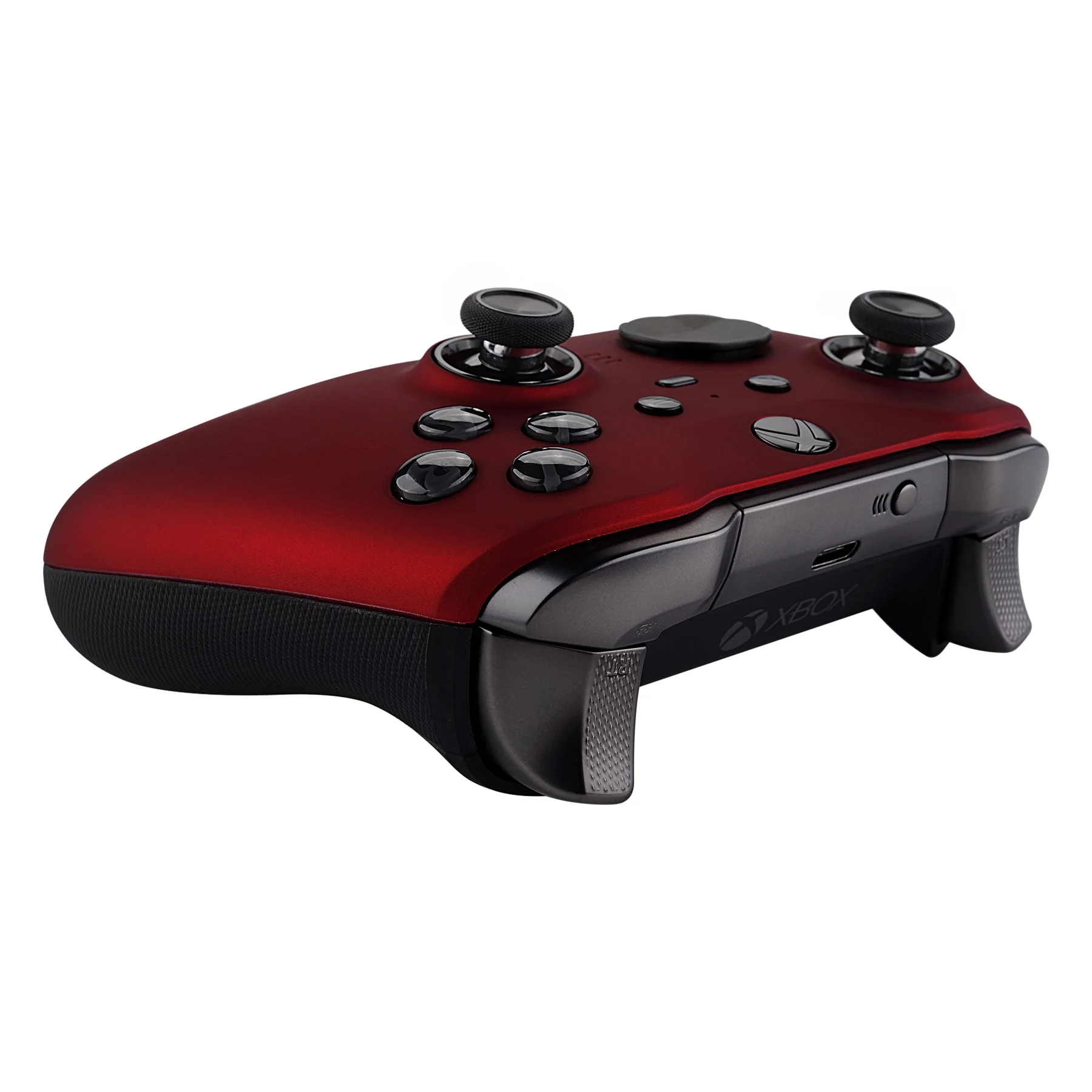 eXtremeRate Replacement Front Housing Shell Case with Accent Rings for Xbox One Elite Series 2 & Elite 2 Core Controller (Model 1797) - Scarlet Red - Image 7