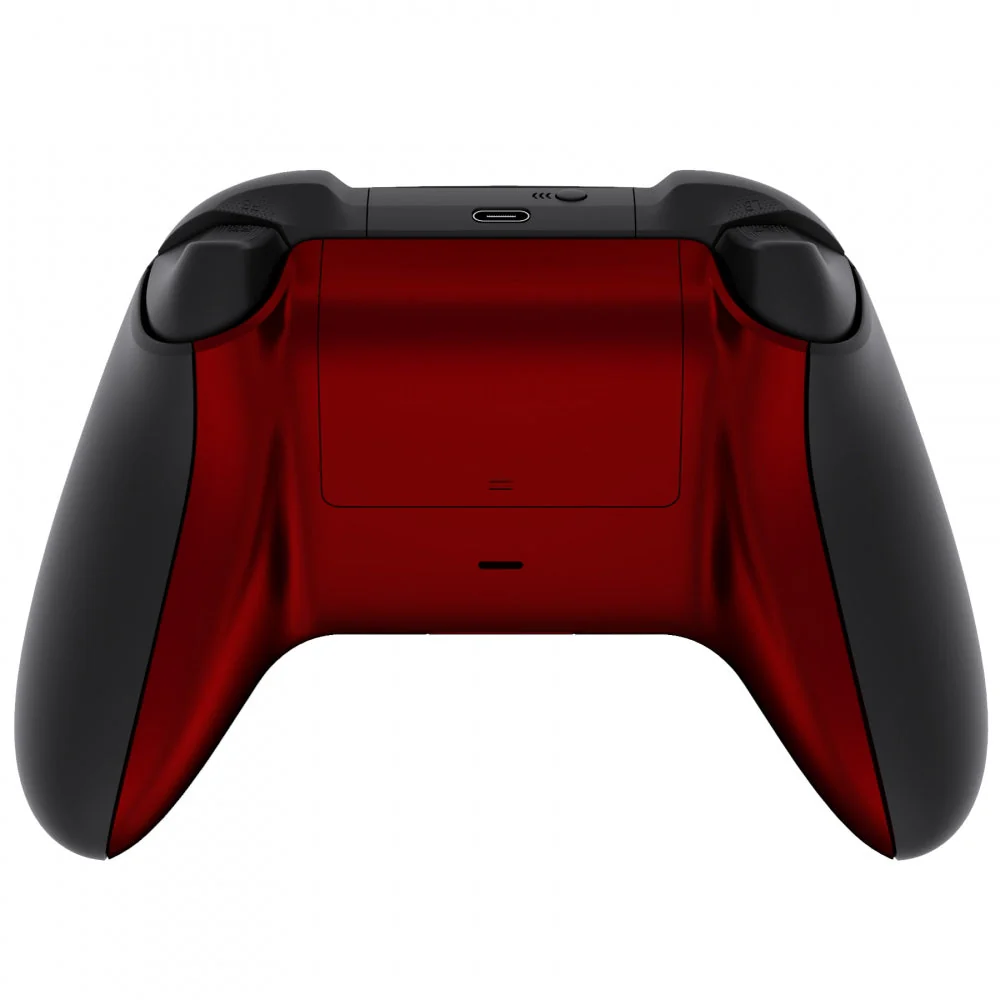 eXtremeRate Replacement Bottom Shell with Battery Cover for Xbox Series X & S Controller - Scarlet Red - Image 4
