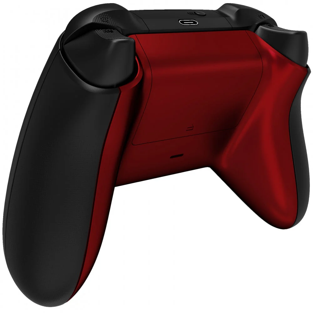 eXtremeRate Replacement Bottom Shell with Battery Cover for Xbox Series X & S Controller - Scarlet Red - Image 5
