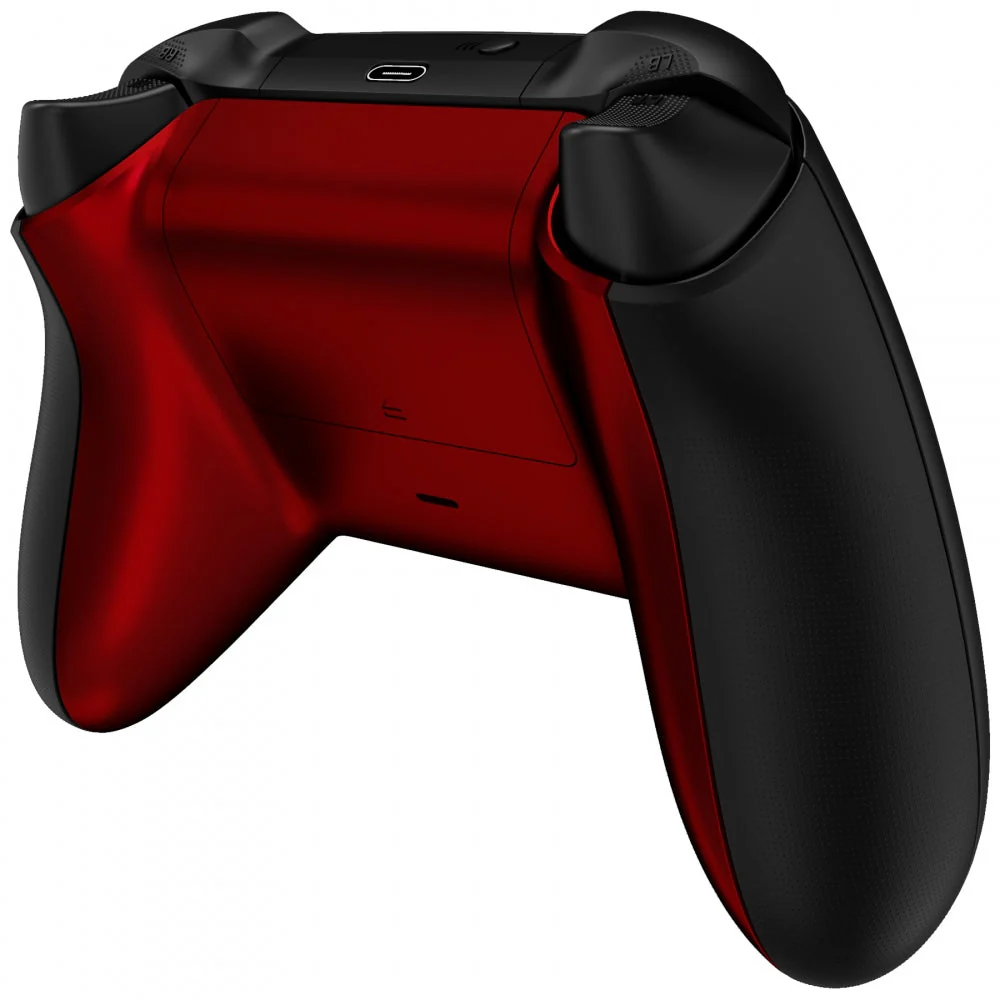 eXtremeRate Replacement Bottom Shell with Battery Cover for Xbox Series X & S Controller - Scarlet Red - Image 6