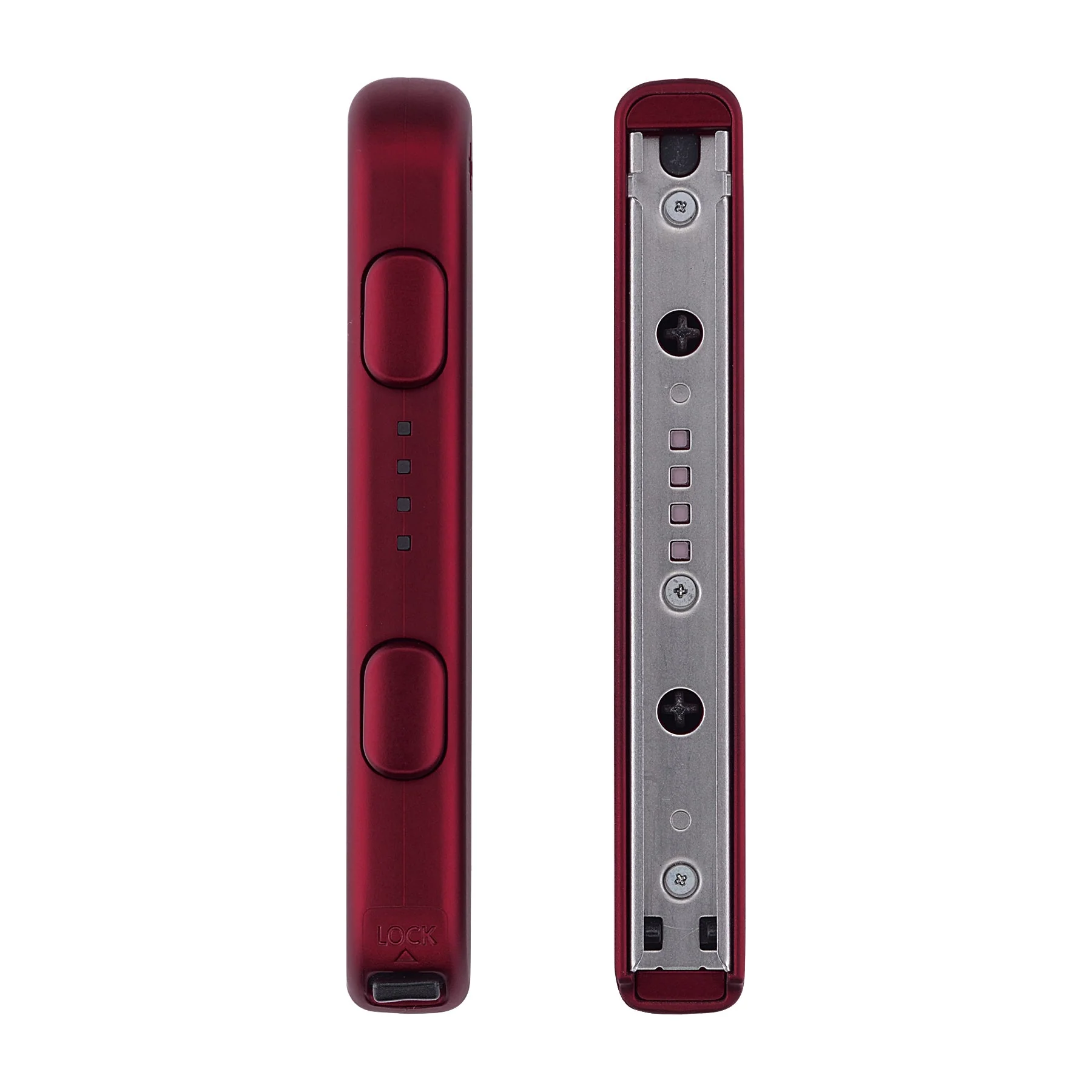 eXtremeRate 2 Pack Custom Replacement shell for Joycon Strap of NS Switch - Scarlet Red - Image 3