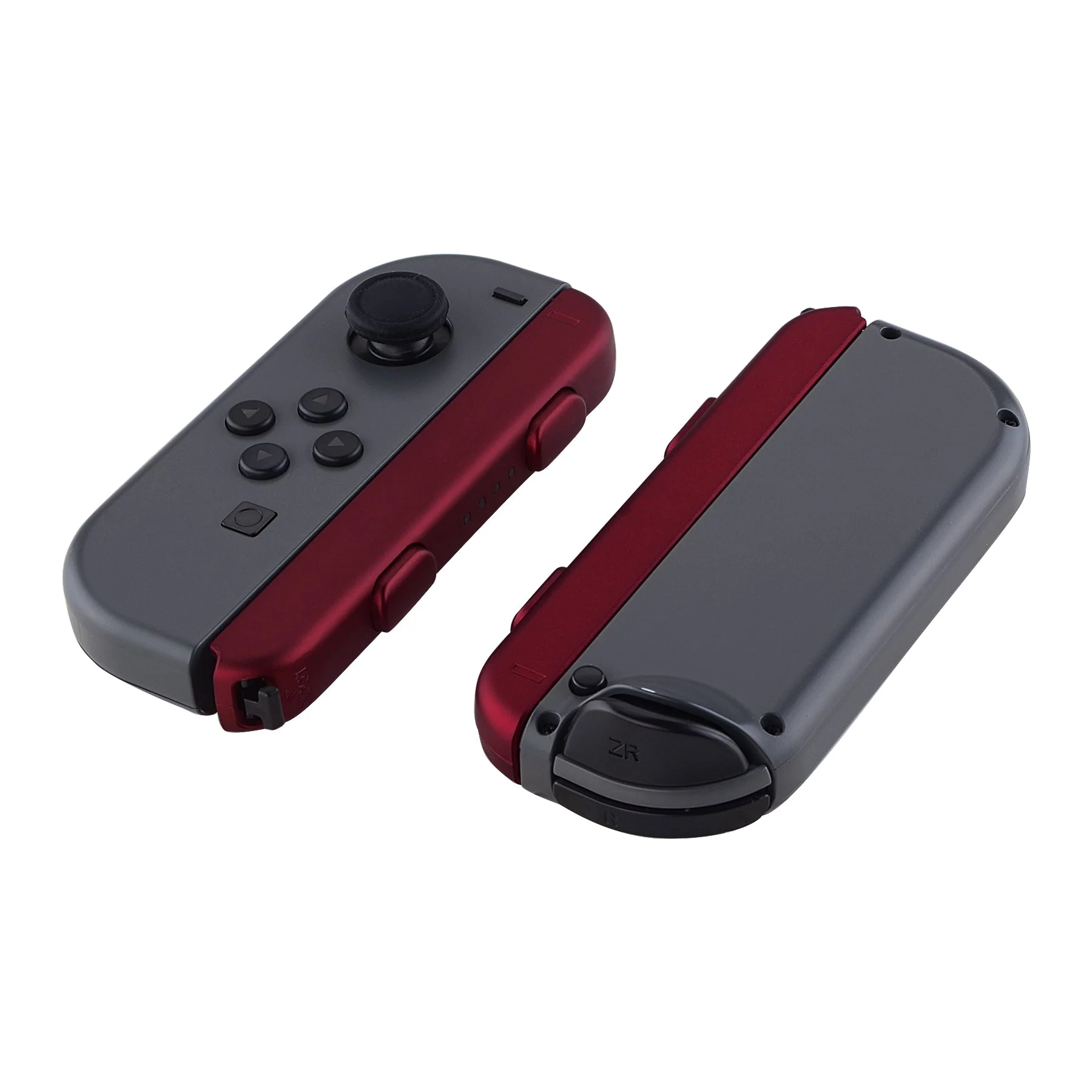 eXtremeRate 2 Pack Custom Replacement shell for Joycon Strap of NS Switch - Scarlet Red - Image 4
