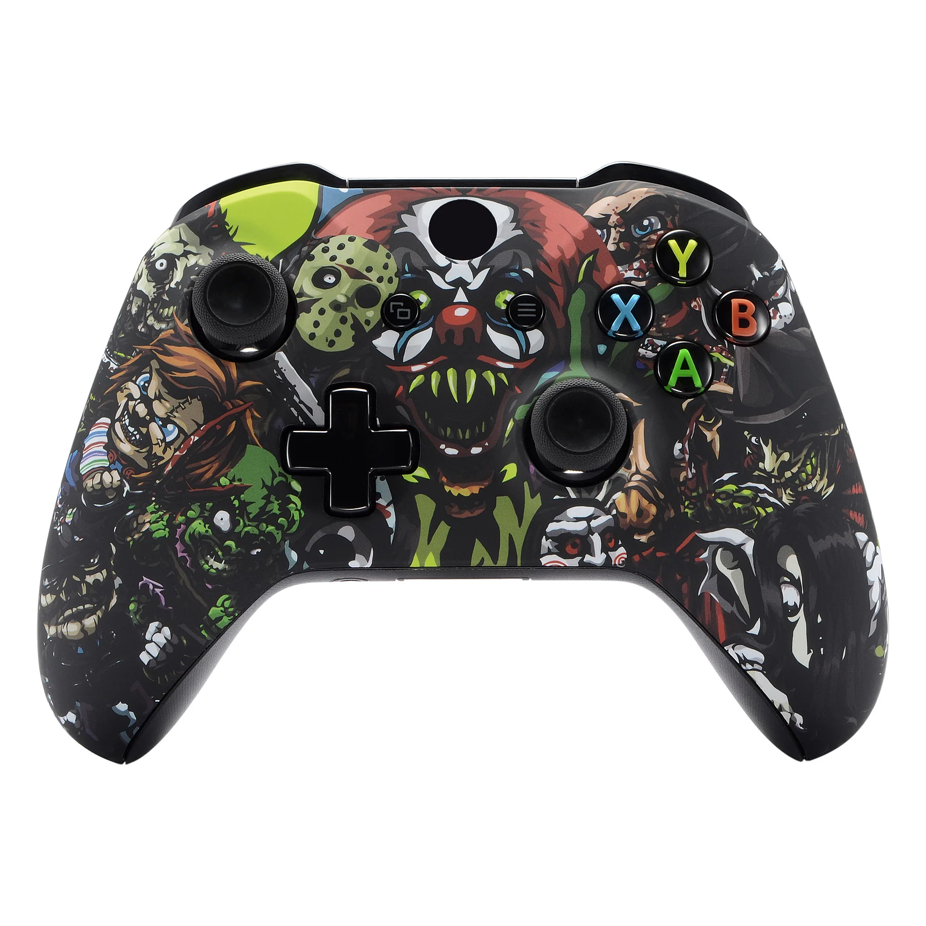 eXtremeRate Replacement Front Housing Shell for Xbox One X & S Controller (Model 1708) - Scary Party - Image 2