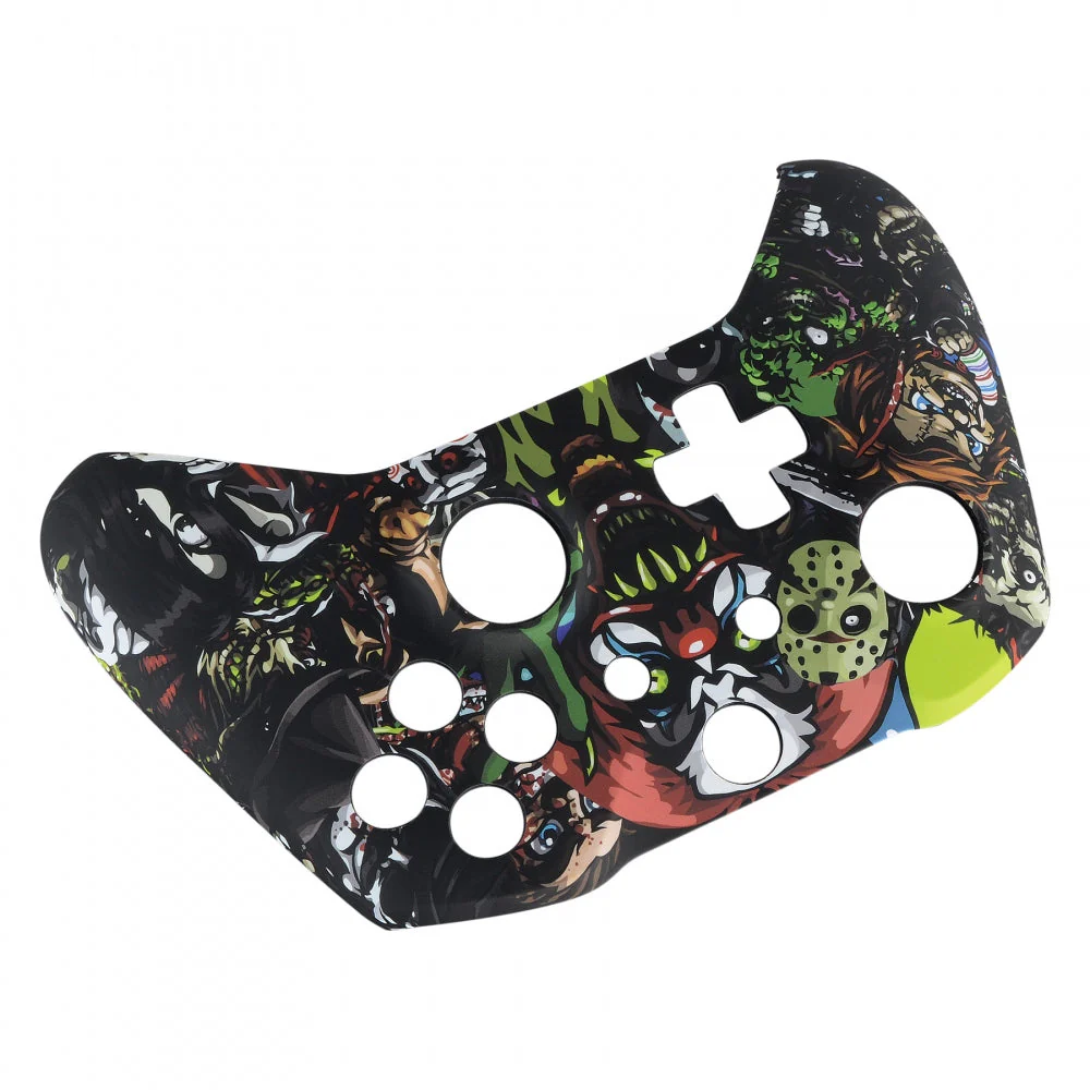 eXtremeRate Replacement Front Housing Shell for Xbox One X & S Controller (Model 1708) - Scary Party - Image 8