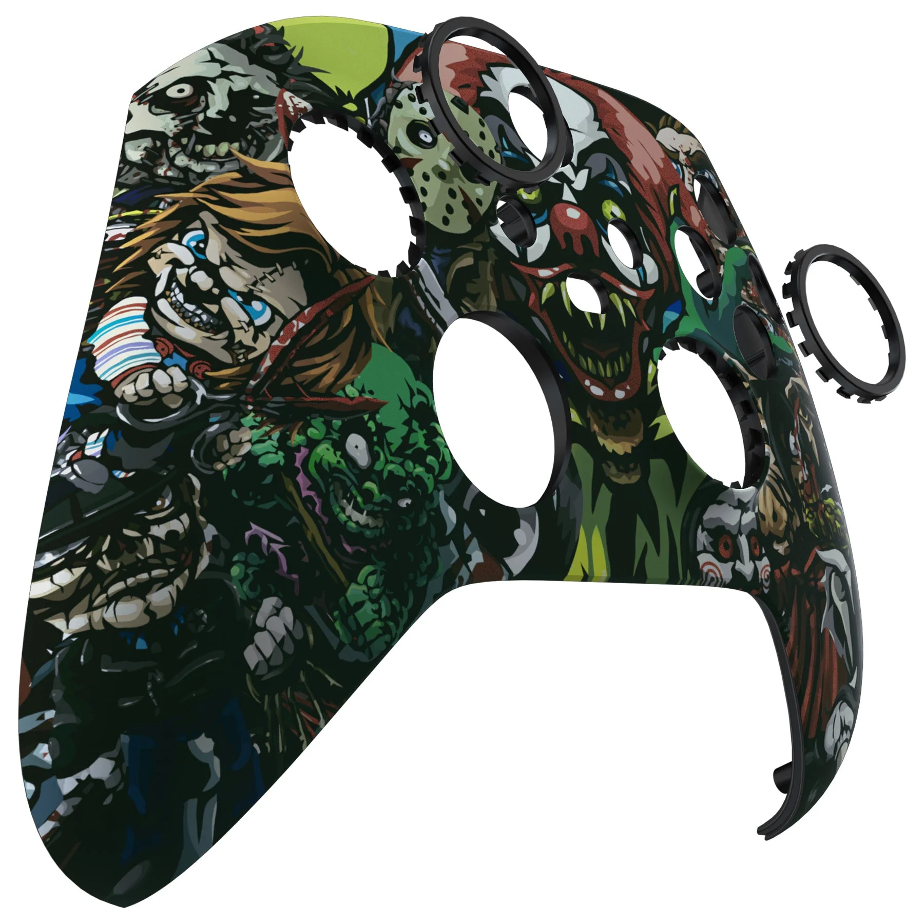 eXtremeRate ASR Version Front Housing Shell with Accent Rings for Xbox Series X/S Controller & Xbox Core Controller - Scary Party - Image 8