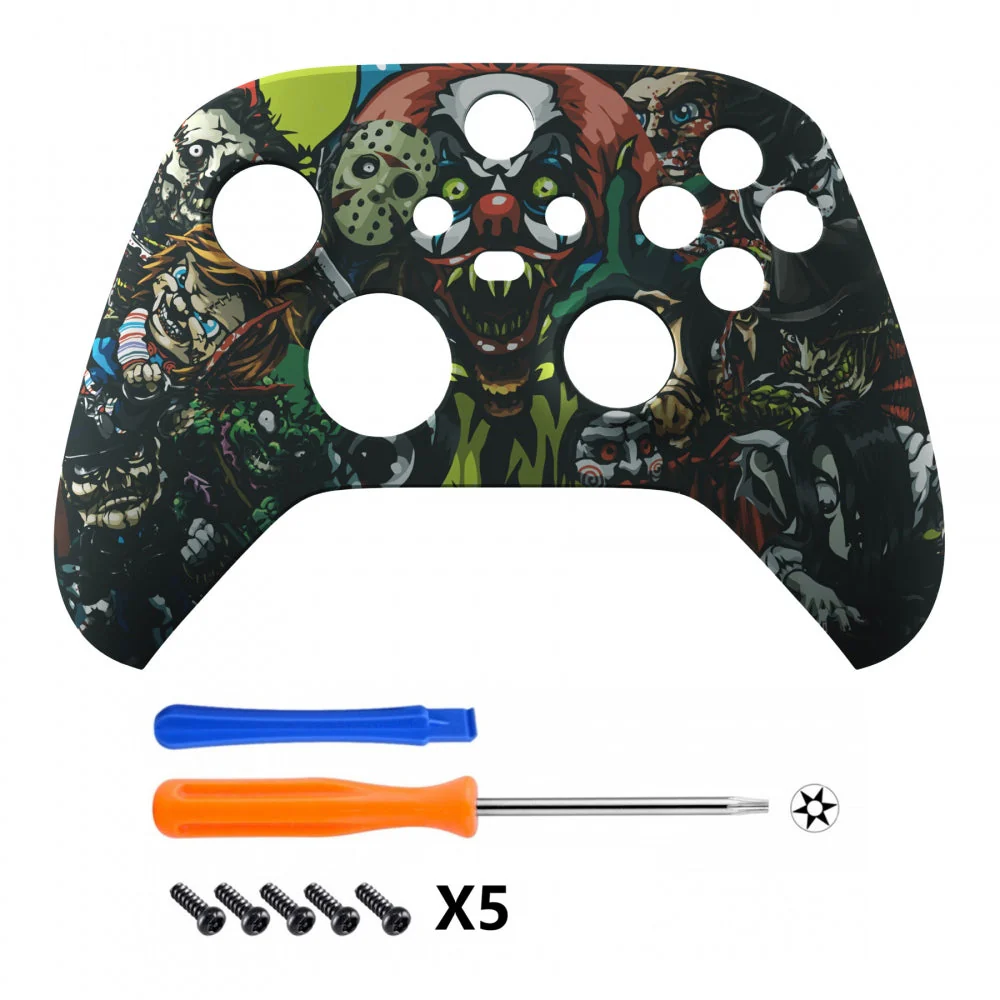 eXtremeRate Replacement Front Housing Shell for Xbox Series X & S Controller - Scary Party - Image 2