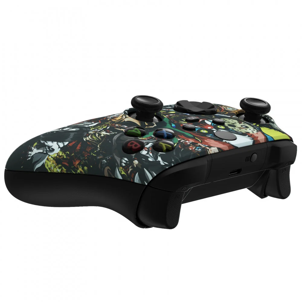 eXtremeRate Replacement Front Housing Shell for Xbox Series X & S Controller - Scary Party - Image 6