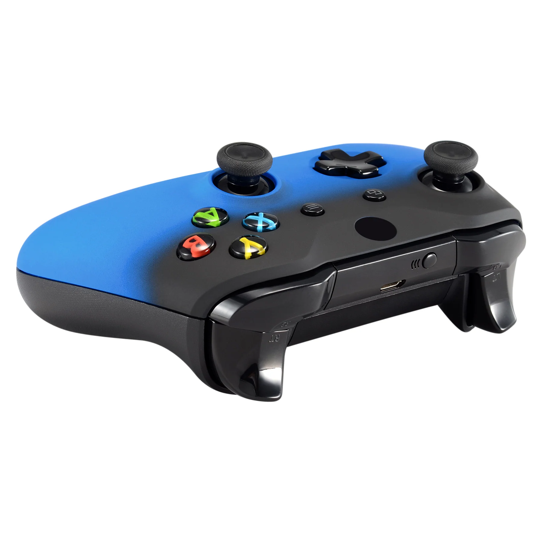 eXtremeRate Replacement Front Housing Shell for Xbox One X & S Controller (Model 1708) - Shadow Blue - Image 6