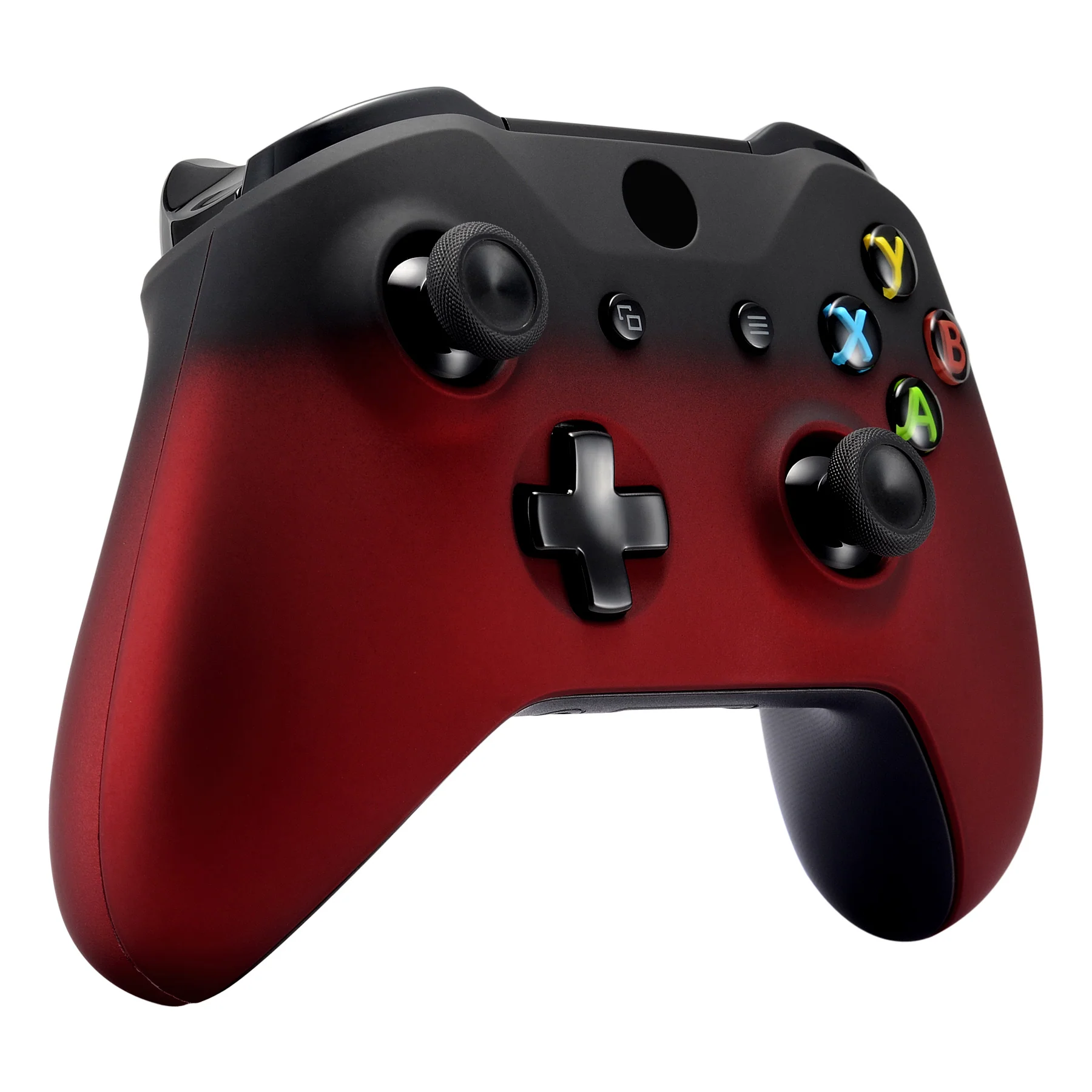 eXtremeRate Replacement Front Housing Shell with Side Rails Panel for Xbox One X & S Controller (Model 1708) - Shadow Red - Image 6