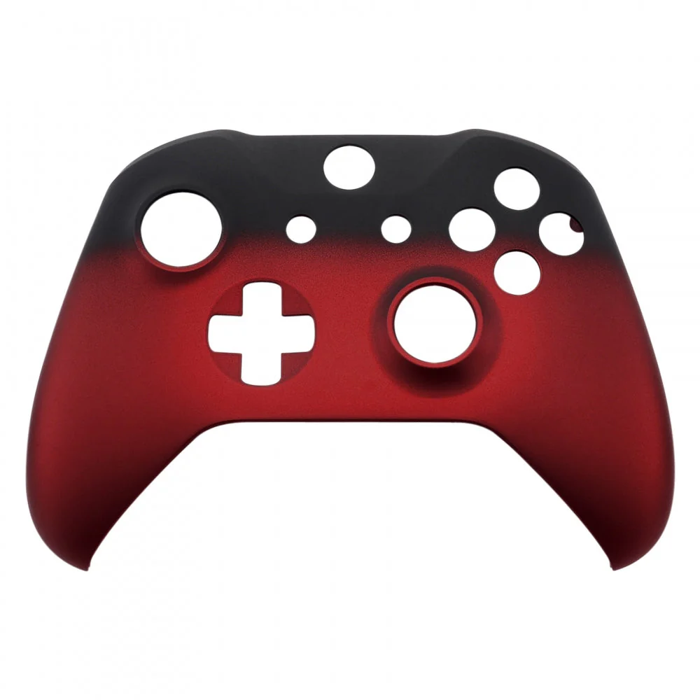 eXtremeRate Replacement Front Housing Shell with Side Rails Panel for Xbox One X & S Controller (Model 1708) - Shadow Red - Image 9