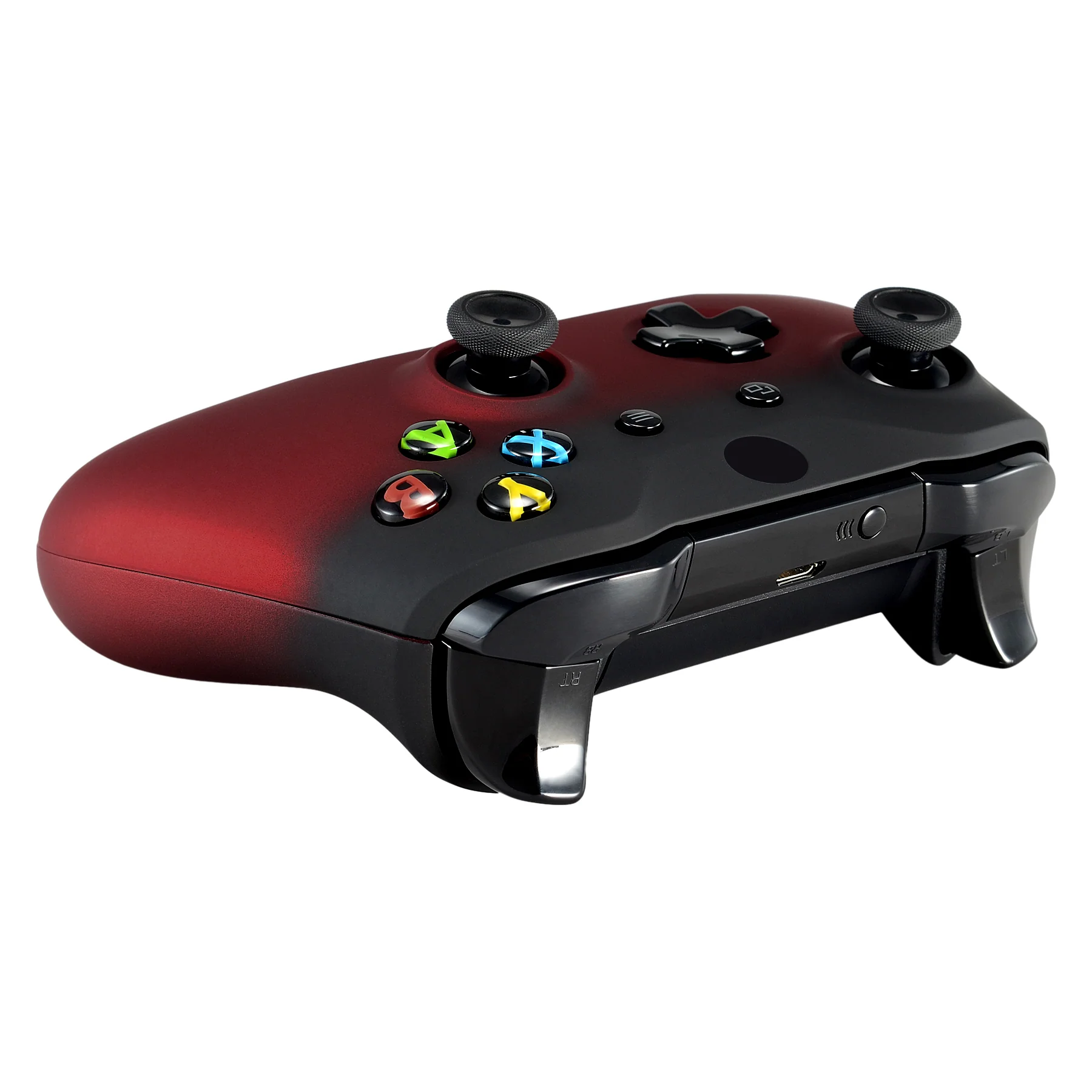 eXtremeRate Replacement Front Housing Shell for Xbox One X & S Controller (Model 1708) - Shadow Scarlet Red - Image 6