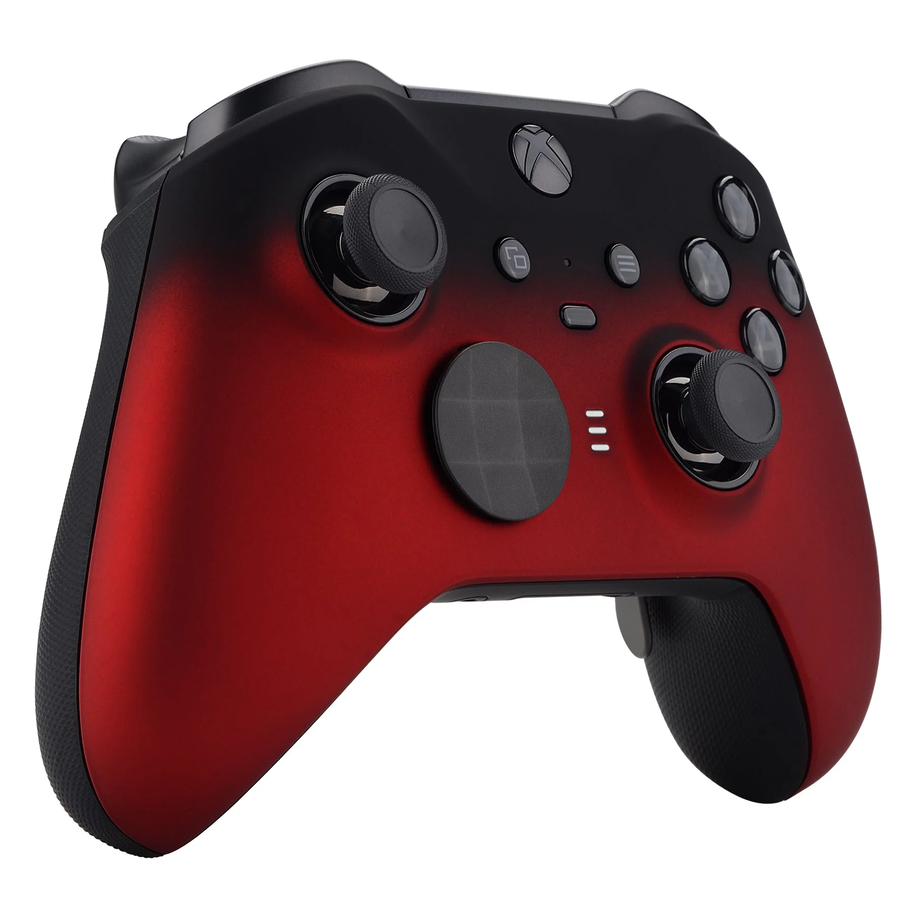 eXtremeRate Replacement Front Housing Shell Case with Accent Rings for Xbox One Elite Series 2 & Elite 2 Core Controller (Model 1797) - Shadow Scarlet Red - Image 6