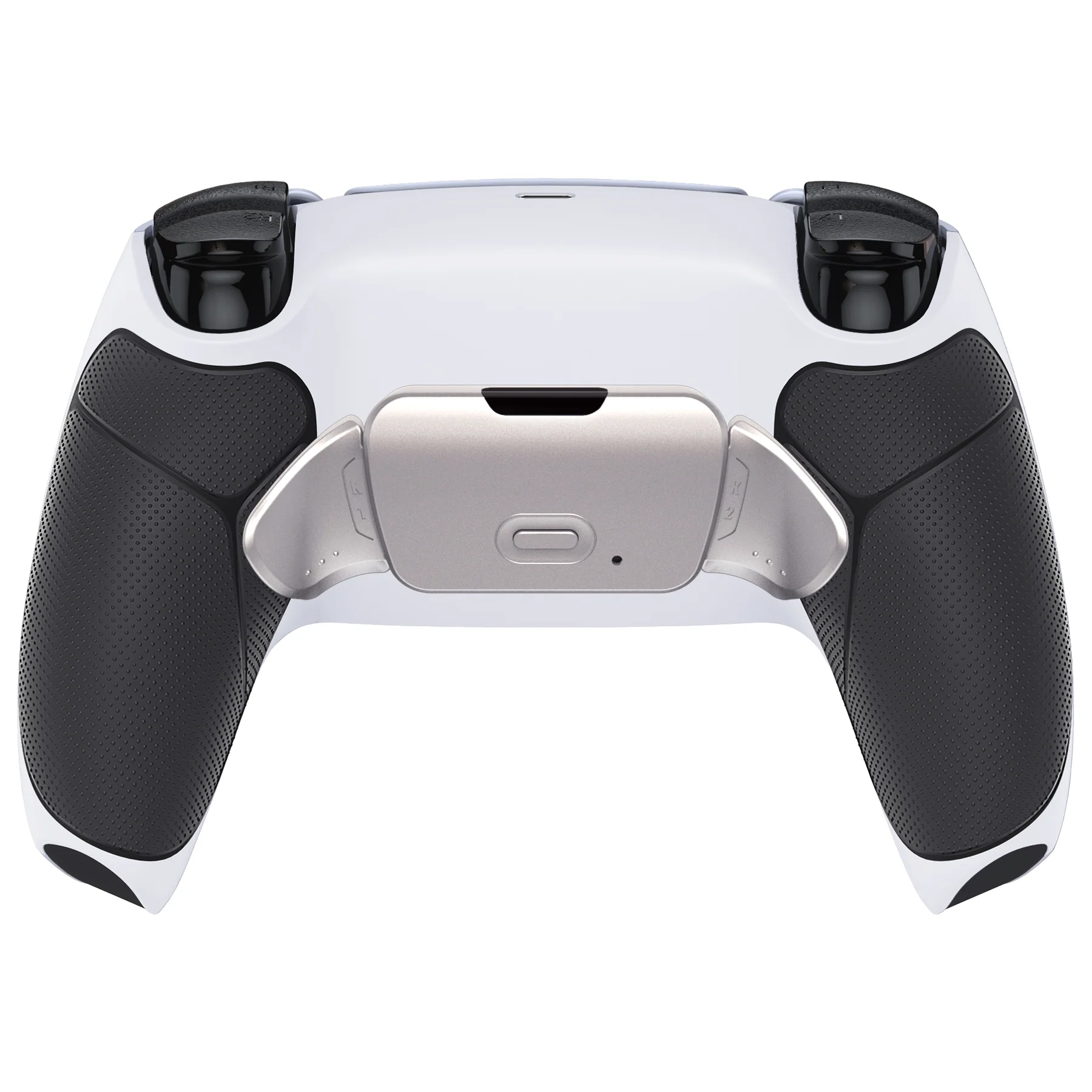 eXtremeRate Silver Real Metal Buttons (RMB) Version RISE 2.0 Remap Kit for PS5 Controller BDM-010/020 - Rubberized Black - Image 7