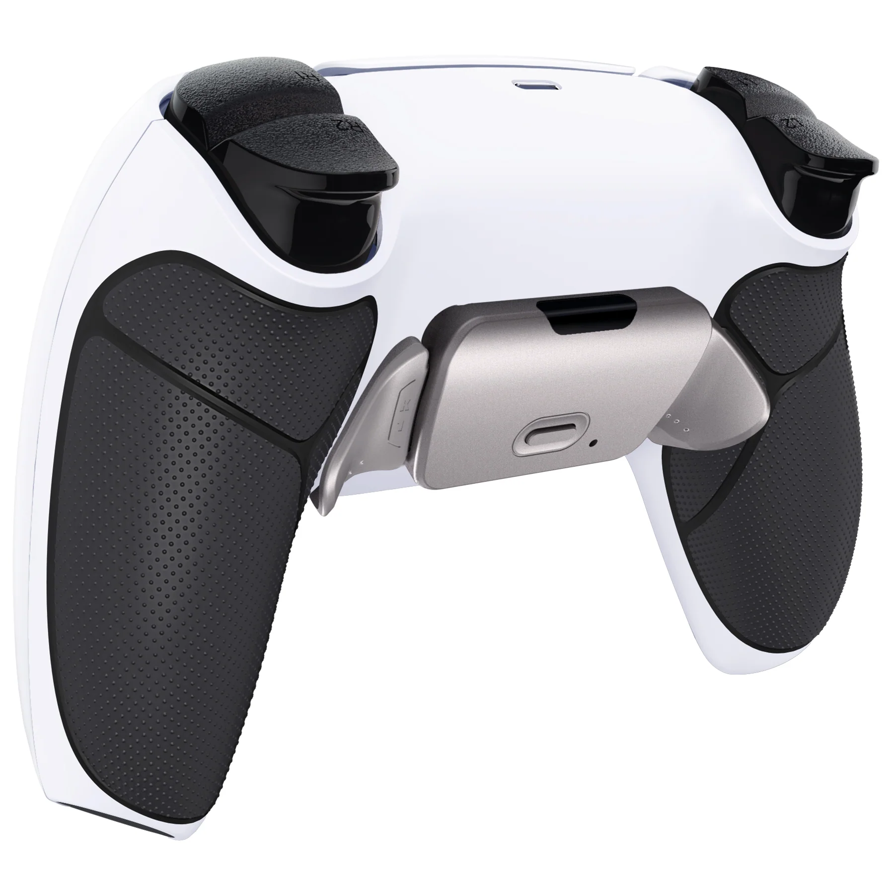 eXtremeRate Silver Real Metal Buttons (RMB) Version RISE 2.0 Remap Kit for PS5 Controller BDM-010/020 - Rubberized Black - Image 8