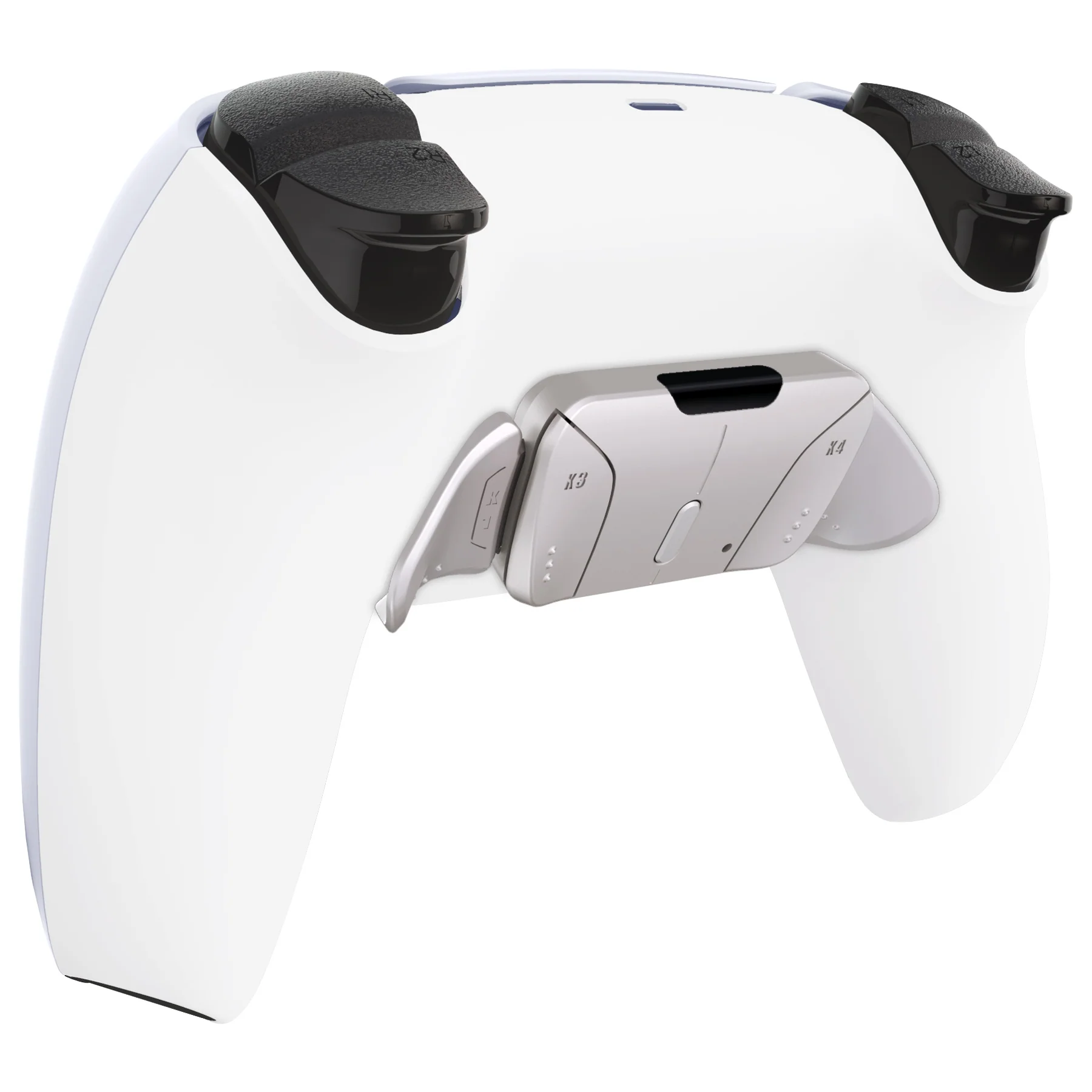 eXtremeRate Silver Real Metal Buttons (RMB) Version RISE4 Remap Kit for PS5 Controller BDM-010/020 - White - Image 8