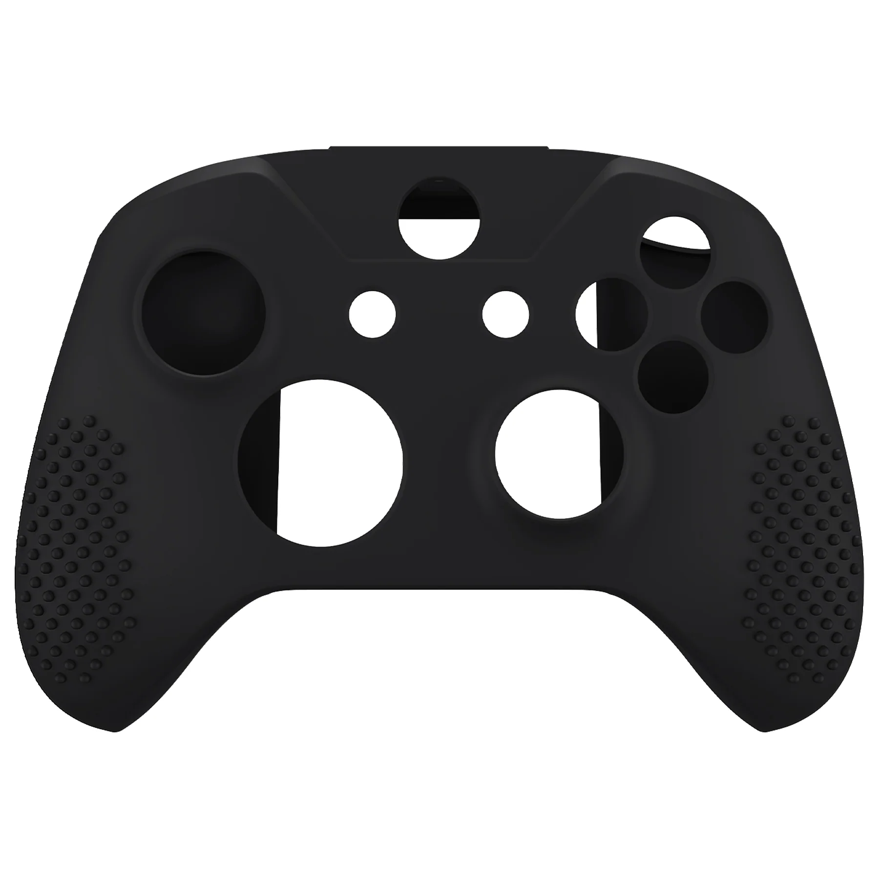 eXtremeRate PlayVital Protective Anti-Slip Silicone Case with Thumb Grips Caps for Xbox One X & S Controller - Black - Image 8