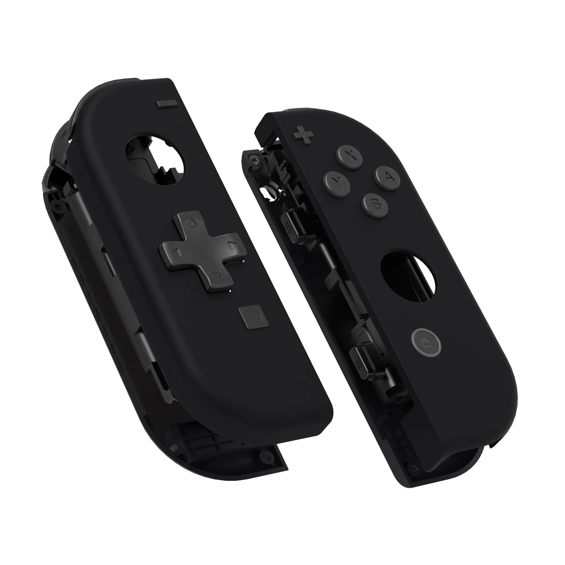 eXtremeRate Dpad Version Replacement Full Set Shell Case with Buttons for Joycon of NS Switch - Black - Image 12