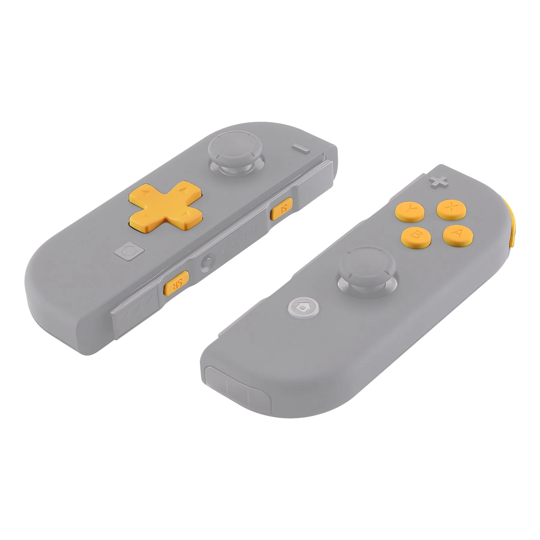 eXtremeRate Dpad Version Replacement Full Set Buttons for Joycon of Switch (D-pad ONLY Fits for eXtremeRate D-pad Shell for Joycon) - Caution Yellow - Image 6