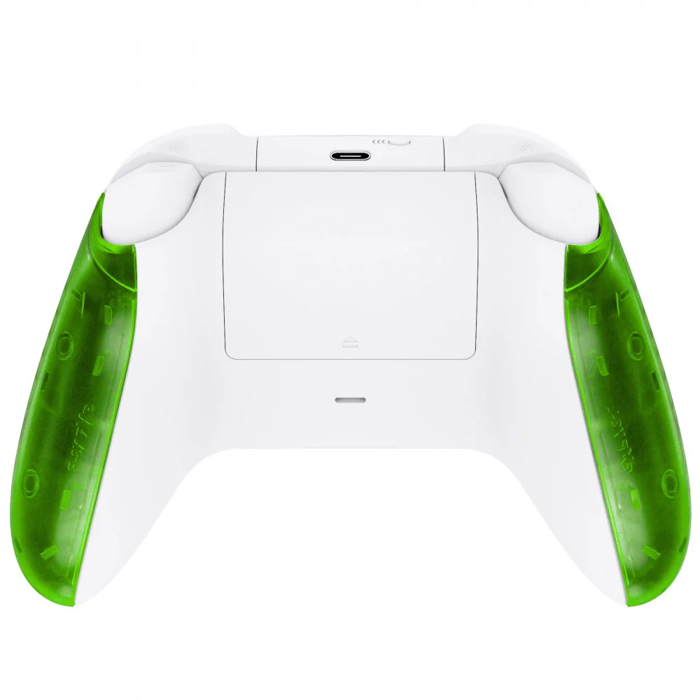 eXtremeRate Replacement Front Housing Shells with Side Rails Panels for Xbox Series X & S Controller - Clear Green - Image 7