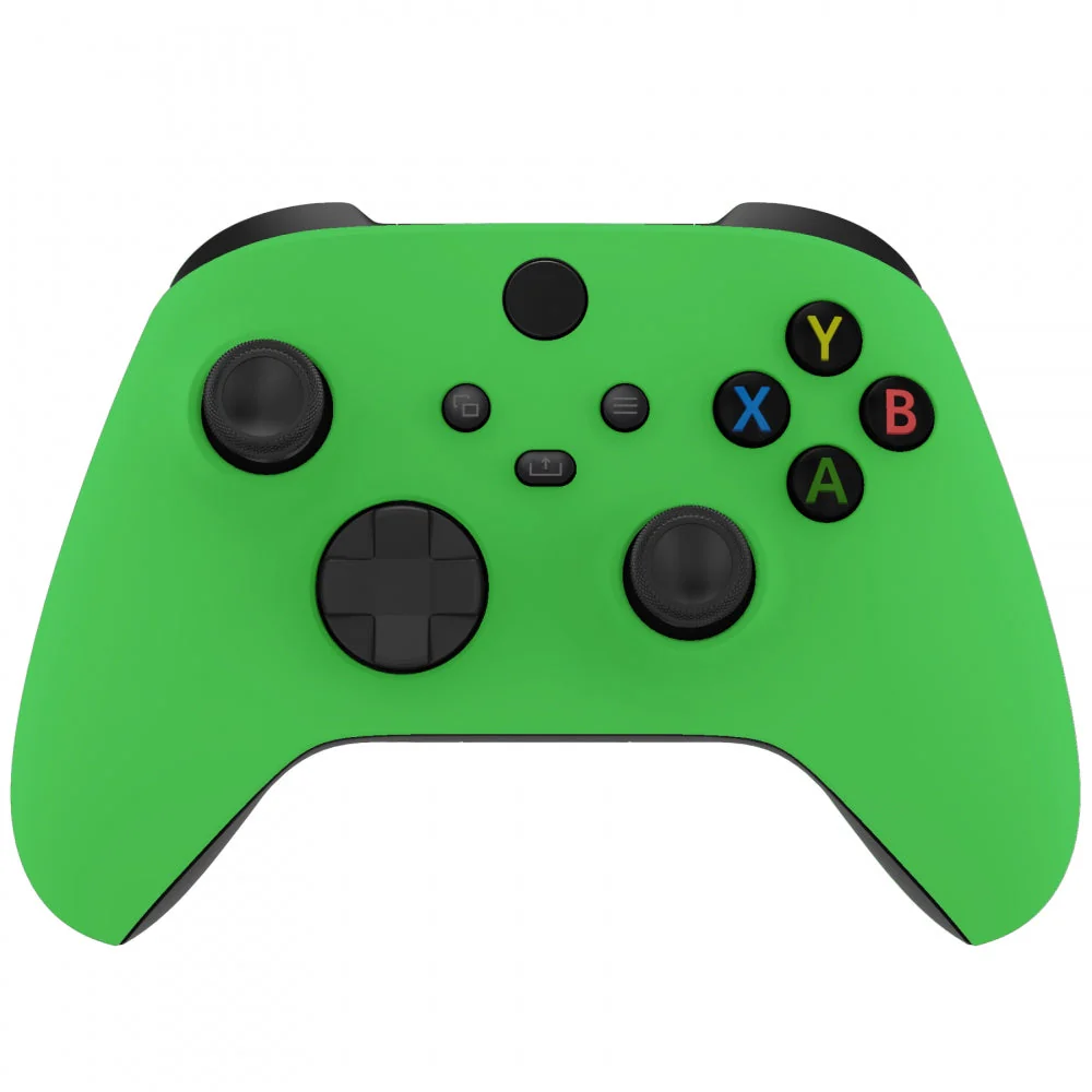eXtremeRate Replacement Front Housing Shells with Side Rails Panels for Xbox Series X & S Controller - Green - Image 4