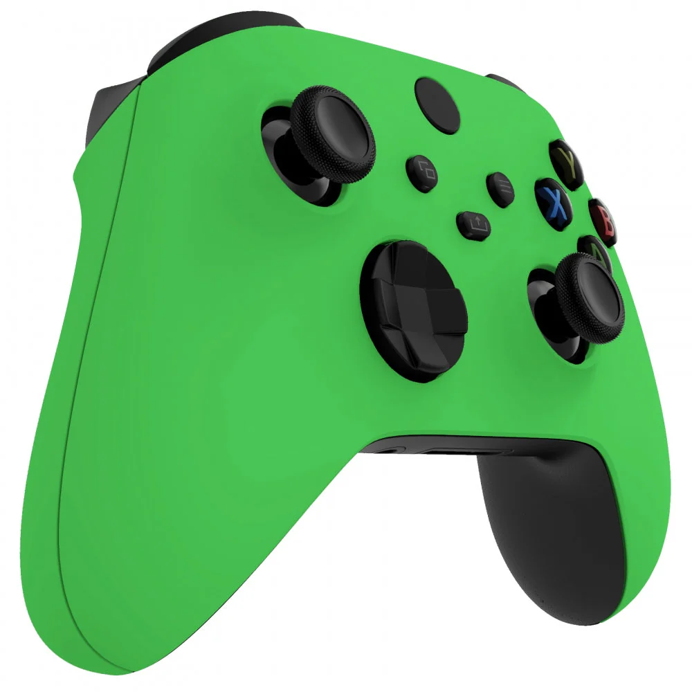 eXtremeRate Replacement Front Housing Shells with Side Rails Panels for Xbox Series X & S Controller - Green - Image 5