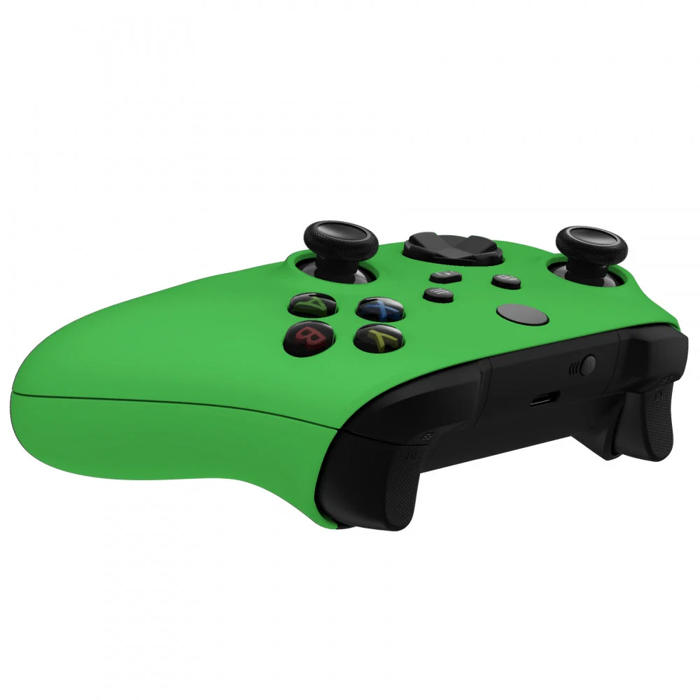 eXtremeRate Replacement Front Housing Shells with Side Rails Panels for Xbox Series X & S Controller - Green - Image 8