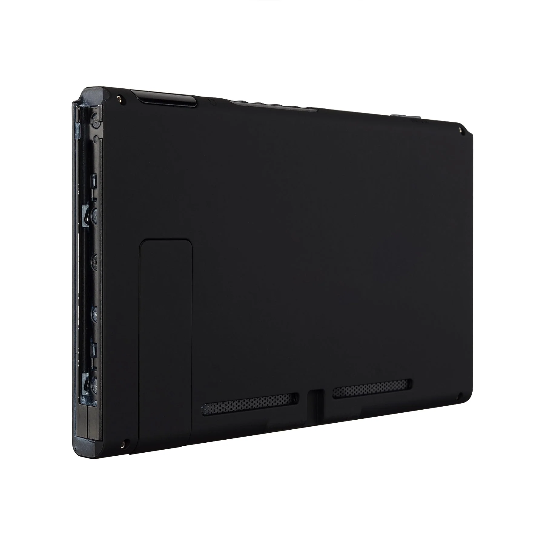 eXtremeRate Replacement Back Plate with Kickstand for Nintendo Switch Console - Black - Image 5