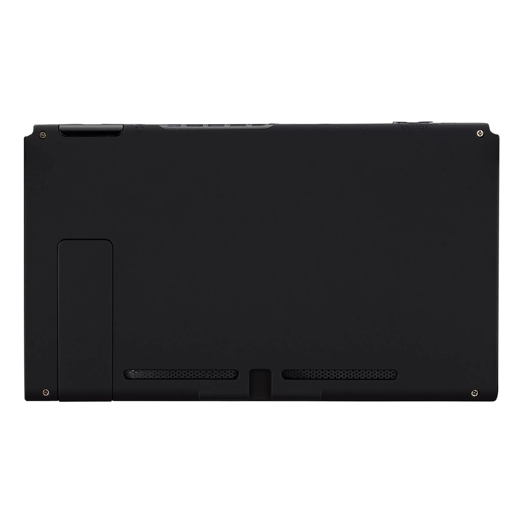 eXtremeRate Replacement Back Plate with Kickstand for Nintendo Switch Console - Black - Image 6