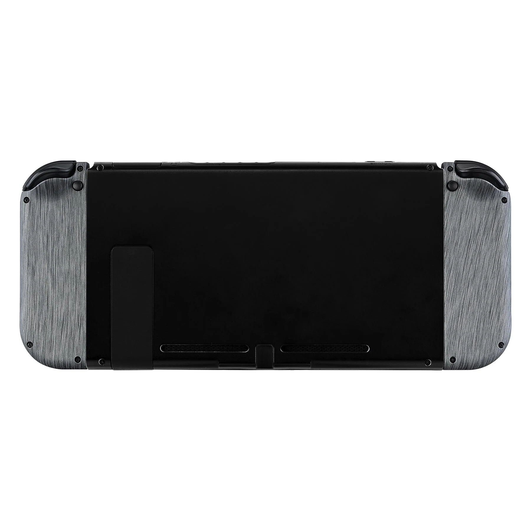 eXtremeRate Replacement Full Set Shell Case with Buttons for Joycon of NS Switch - Brushed Silver Patterned - Image 7