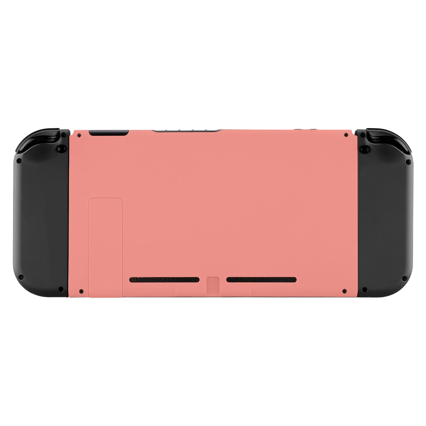 eXtremeRate Replacement Back Plate with Kickstand for Nintendo Switch Console - Coral - Image 2
