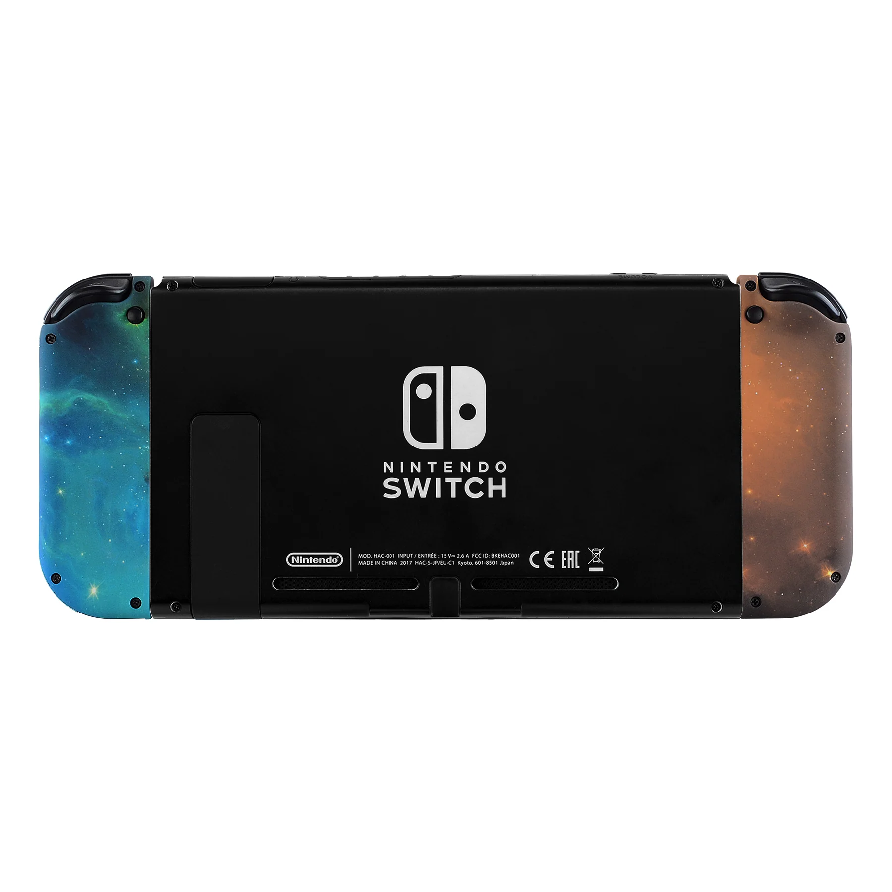 eXtremeRate Replacement Full Set Shell Case with Buttons for Joycon of NS Switch - Gold Star Universe - Image 7