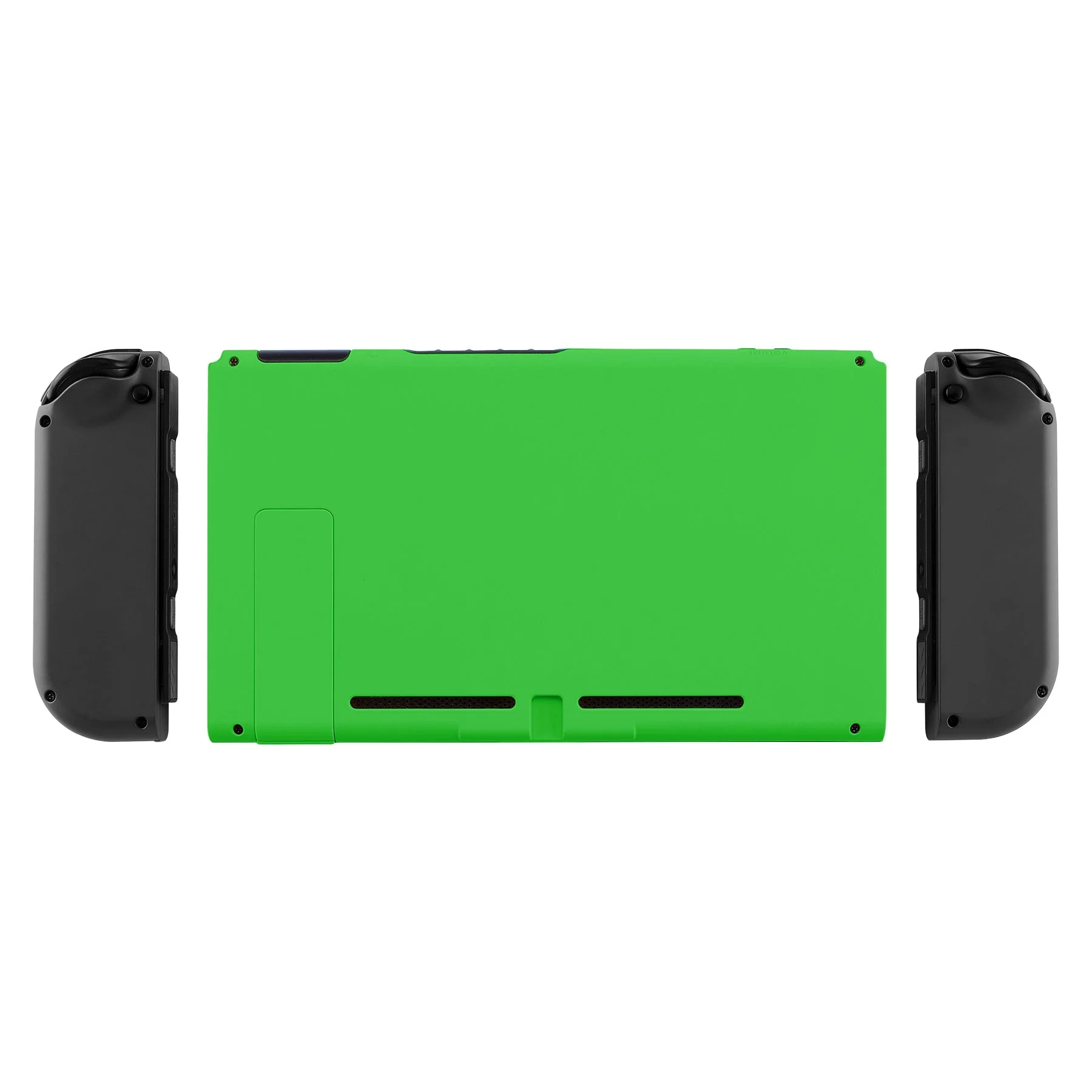 eXtremeRate Replacement Back Plate with Kickstand for Nintendo Switch Console - Green - Image 3