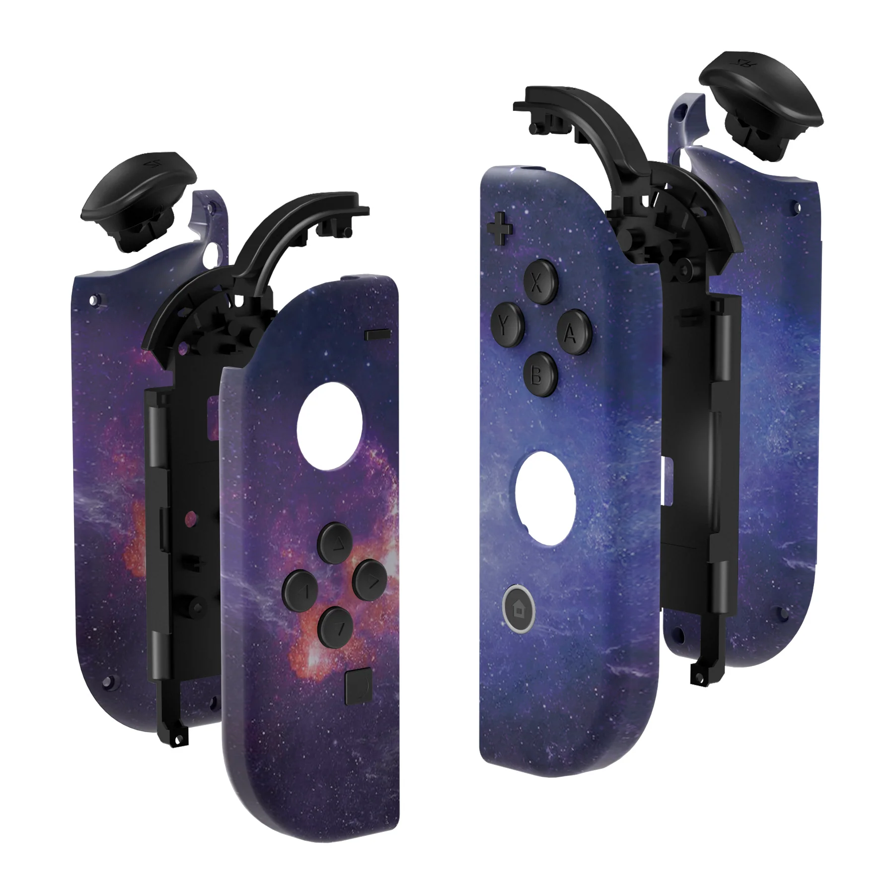 eXtremeRate Replacement Full Set Shell Case with Buttons for Joycon of NS Switch - Nubula Galaxy - Image 10