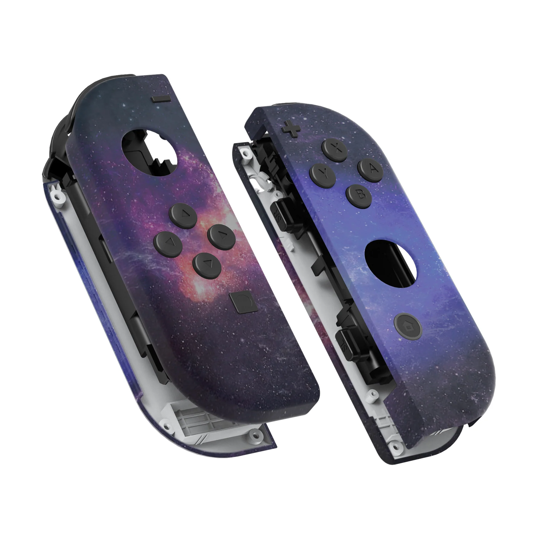 eXtremeRate Replacement Full Set Shell Case with Buttons for Joycon of NS Switch - Nubula Galaxy - Image 11