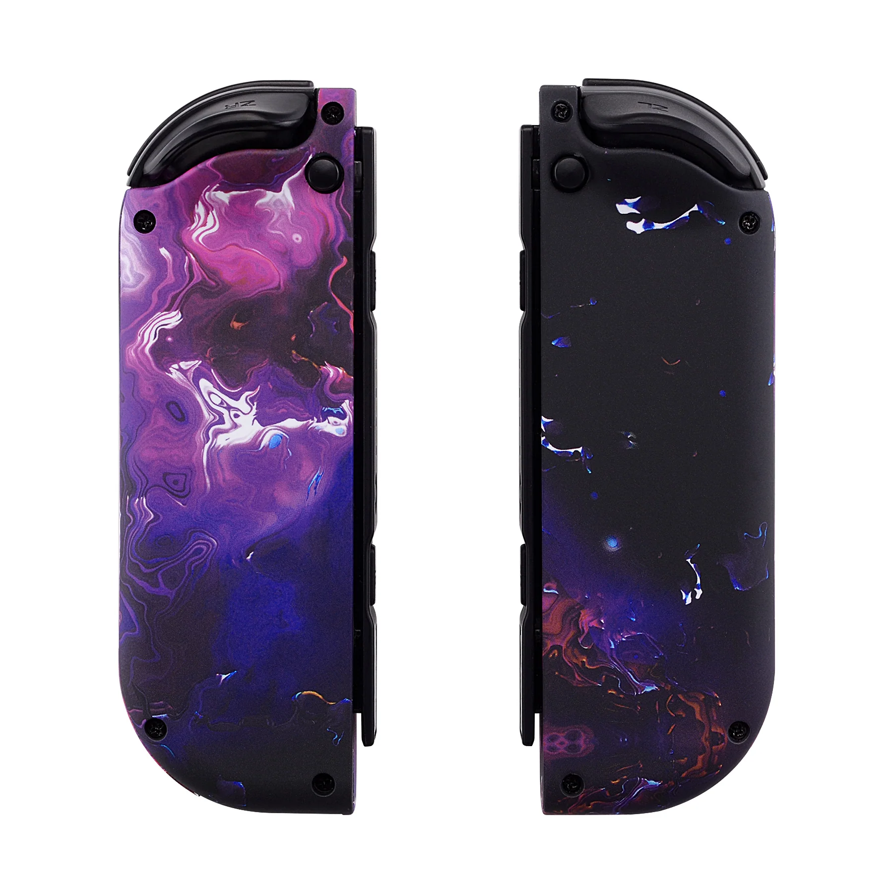 eXtremeRate Replacement Full Set Shell Case with Buttons for Joycon of NS Switch - Surreal Lava - Image 8