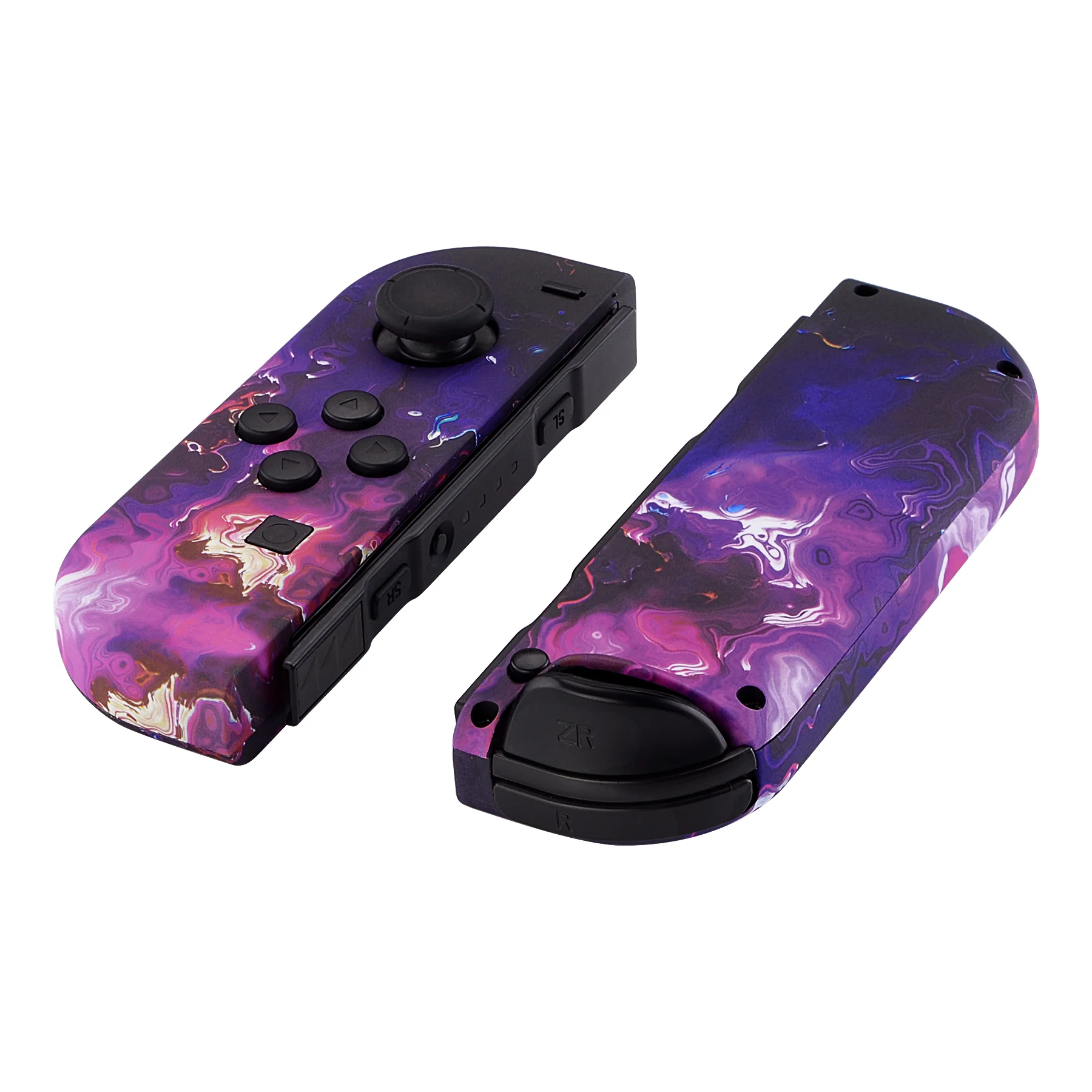 eXtremeRate Replacement Full Set Shell Case with Buttons for Joycon of NS Switch - Surreal Lava - Image 9