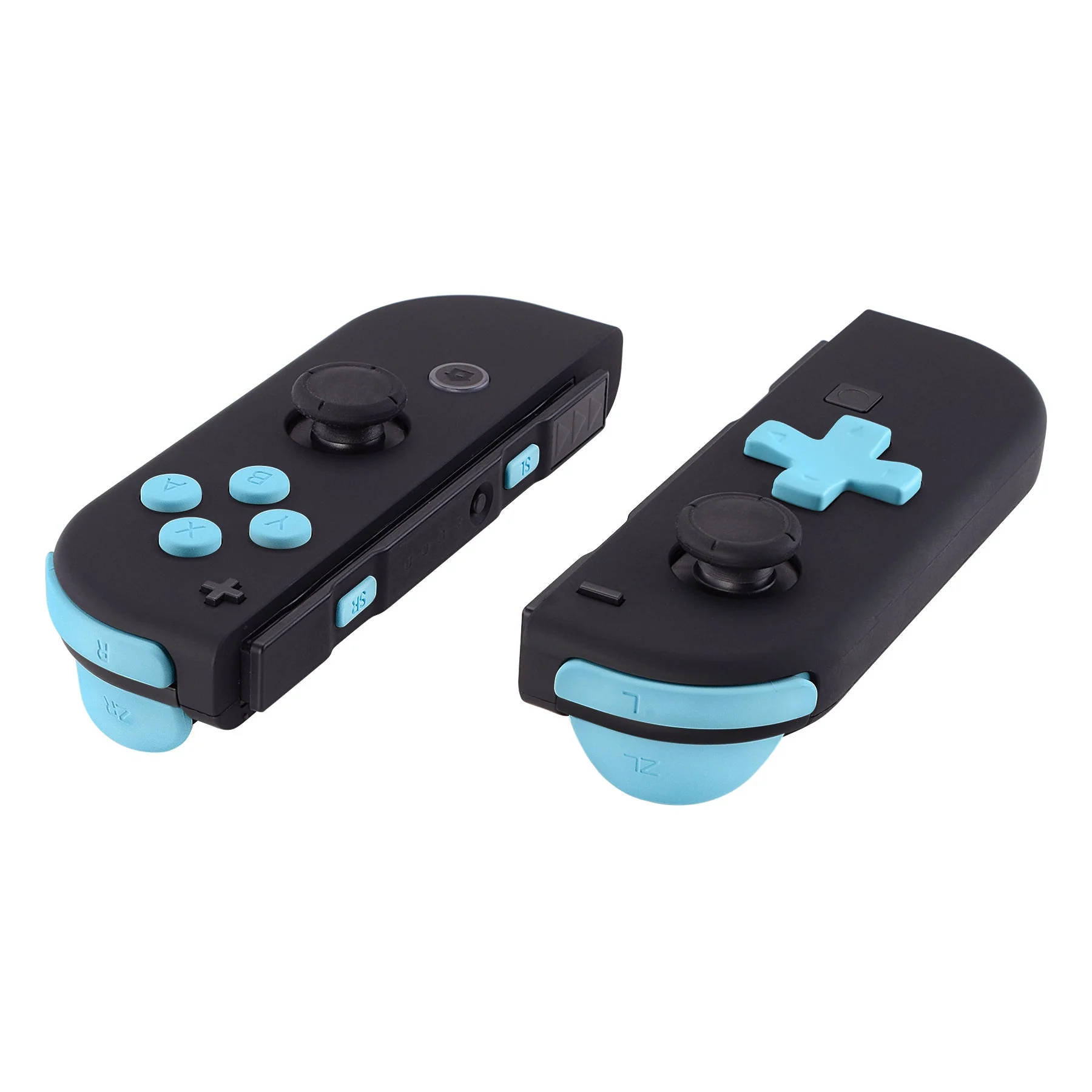 eXtremeRate Dpad Version Replacement Full Set Buttons for Joycon of Switch (D-pad ONLY Fits for eXtremeRate D-pad Shell for Joycon) - Heaven Blue - Image 4