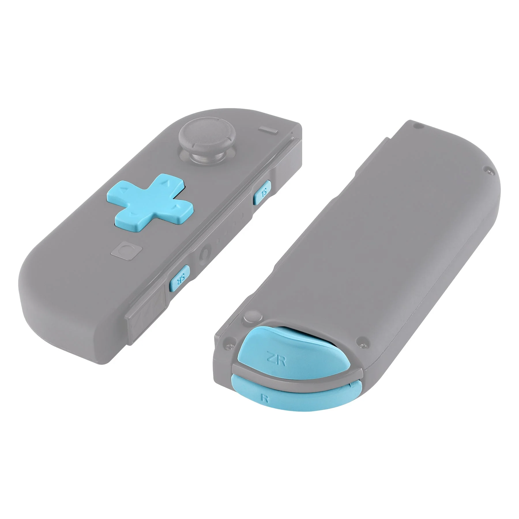 eXtremeRate Dpad Version Replacement Full Set Buttons for Joycon of Switch (D-pad ONLY Fits for eXtremeRate D-pad Shell for Joycon) - Heaven Blue - Image 7