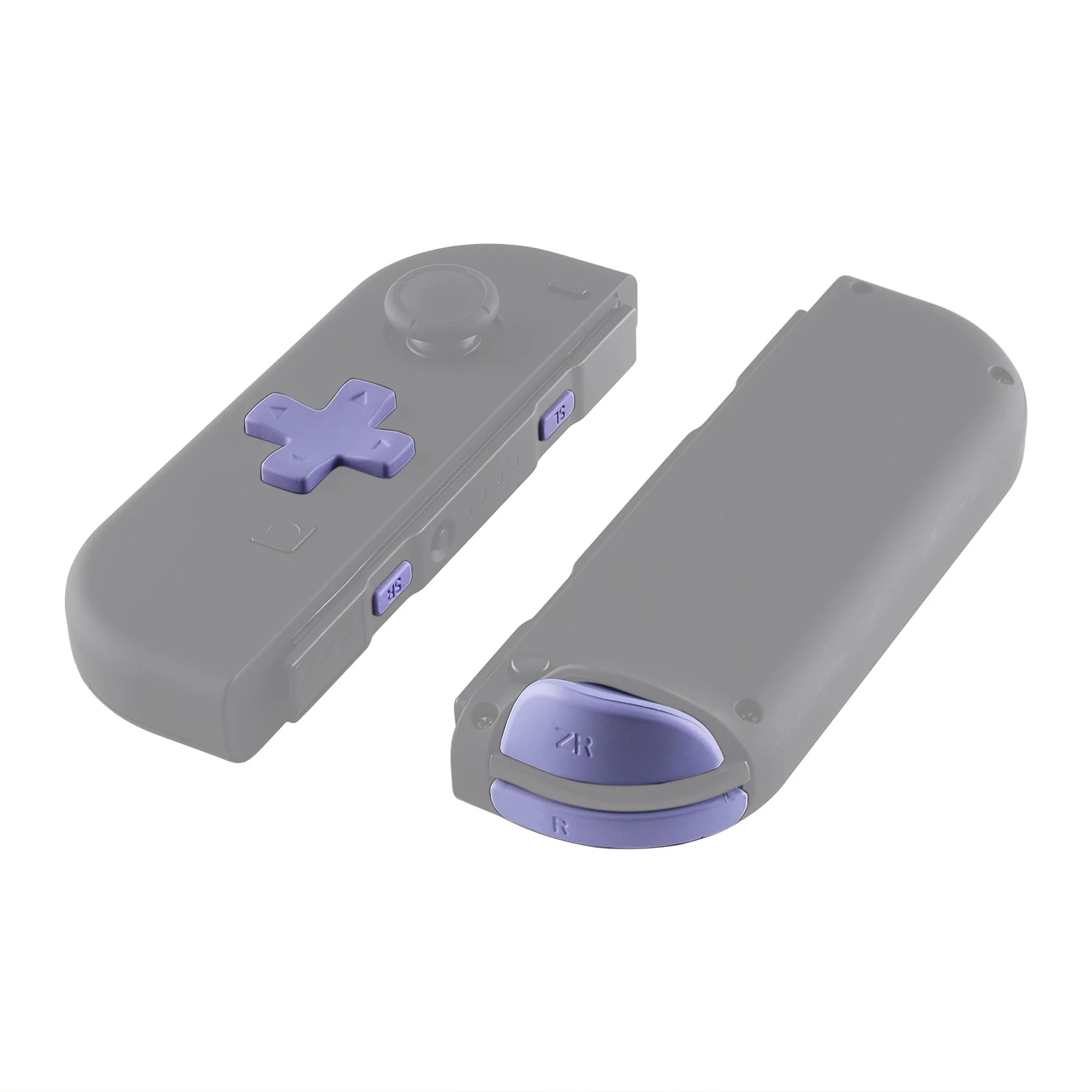 eXtremeRate Dpad Version Replacement Full Set Buttons for Joycon of Switch (D-pad ONLY Fits for eXtremeRate D-pad Shell for Joycon) - Light Violet - Image 7