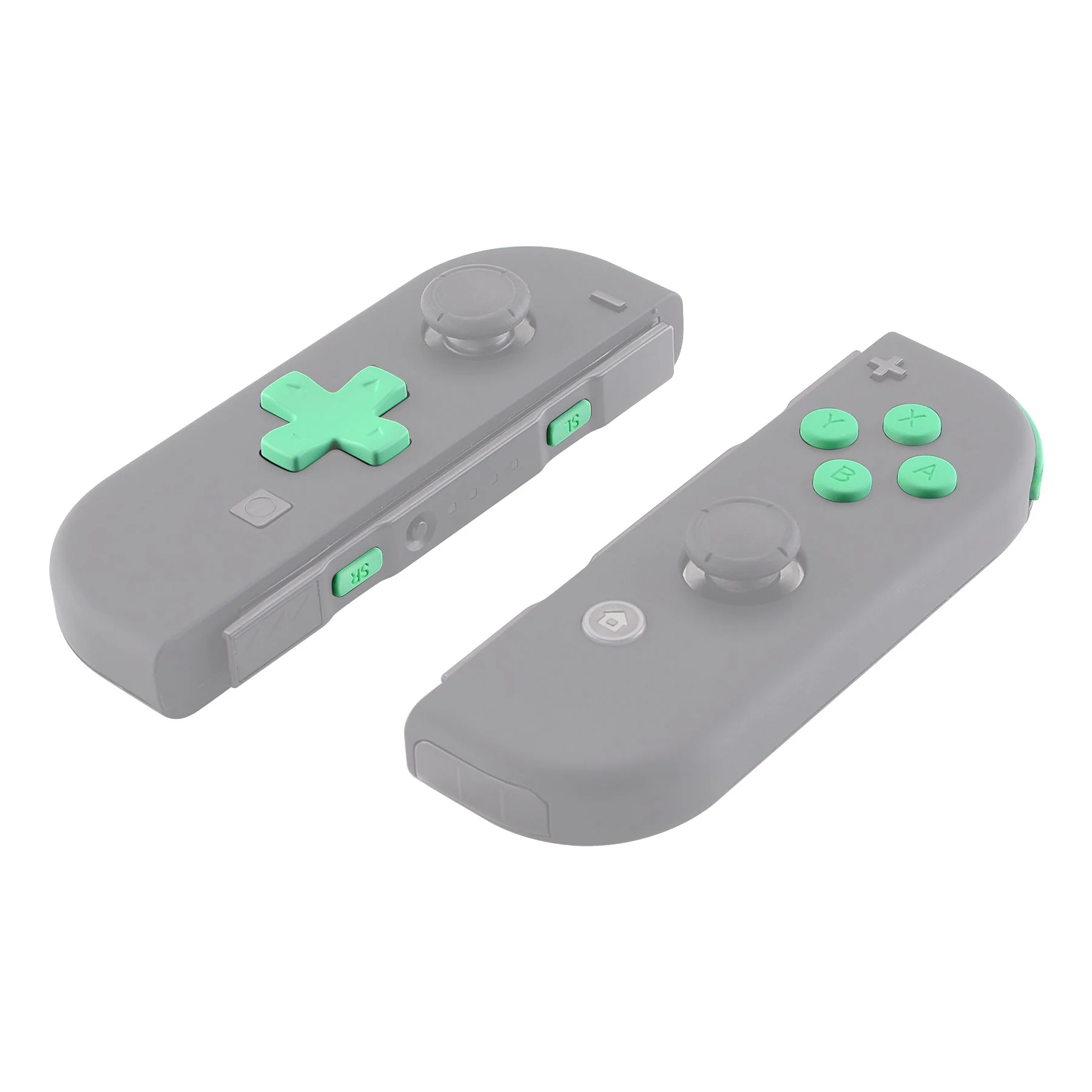 eXtremeRate Dpad Version Replacement Full Set Buttons for Joycon of Switch (D-pad ONLY Fits for eXtremeRate D-pad Shell for Joycon) - Mint Green - Image 6
