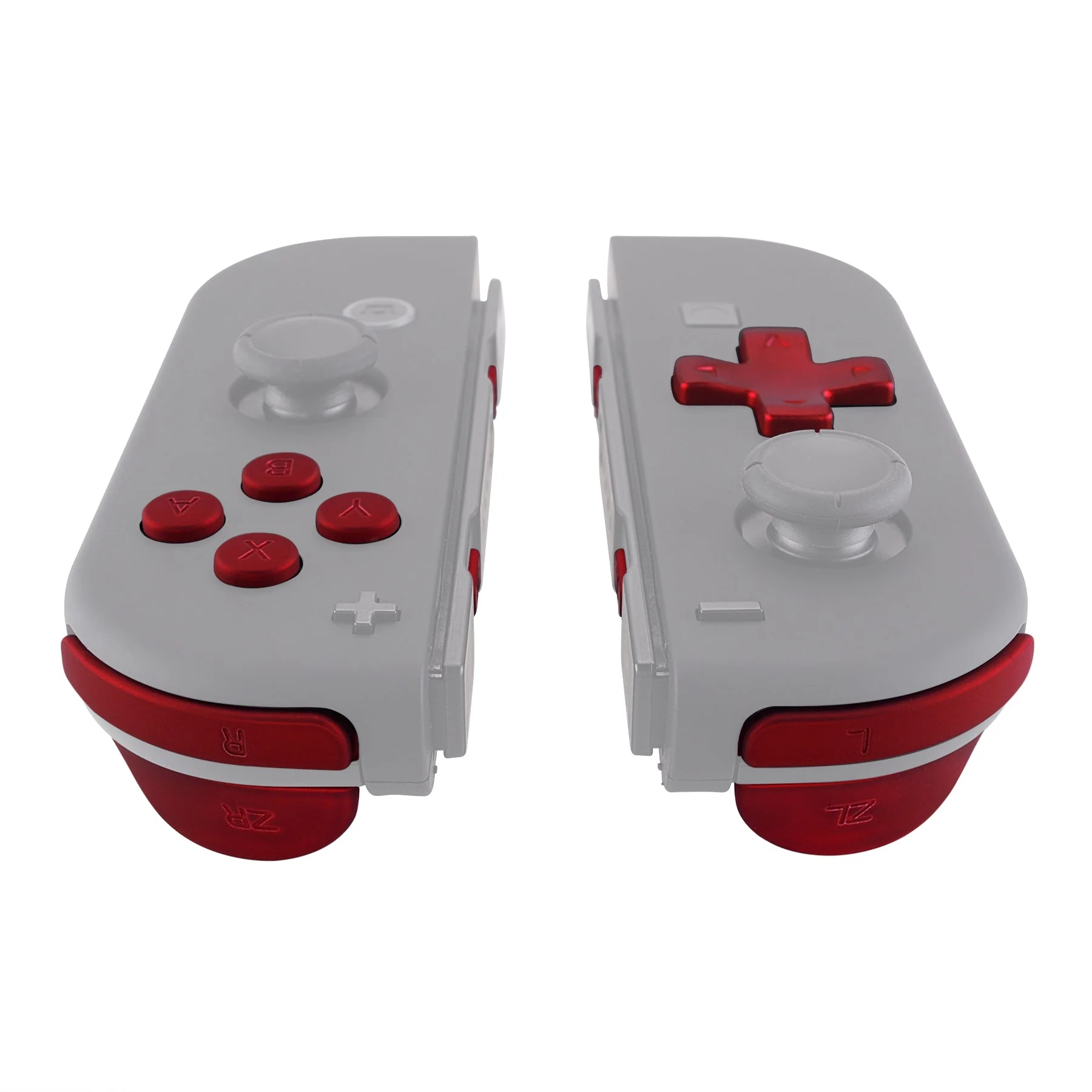 eXtremeRate Dpad Version Replacement Full Set Buttons for Joycon of Switch (D-pad ONLY Fits for eXtremeRate D-pad Shell for Joycon) - Scarlet Red - Image 5