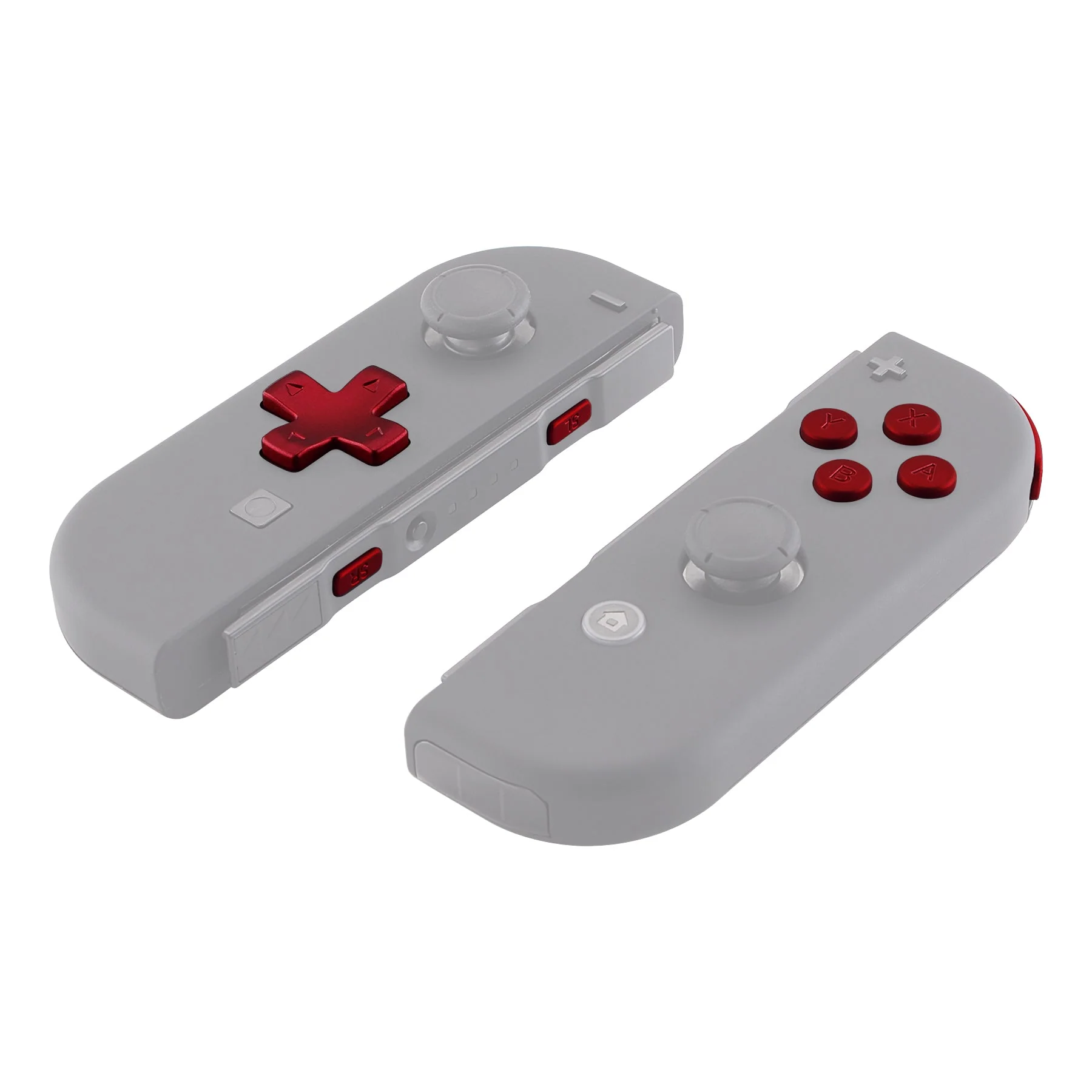 eXtremeRate Dpad Version Replacement Full Set Buttons for Joycon of Switch (D-pad ONLY Fits for eXtremeRate D-pad Shell for Joycon) - Scarlet Red - Image 6